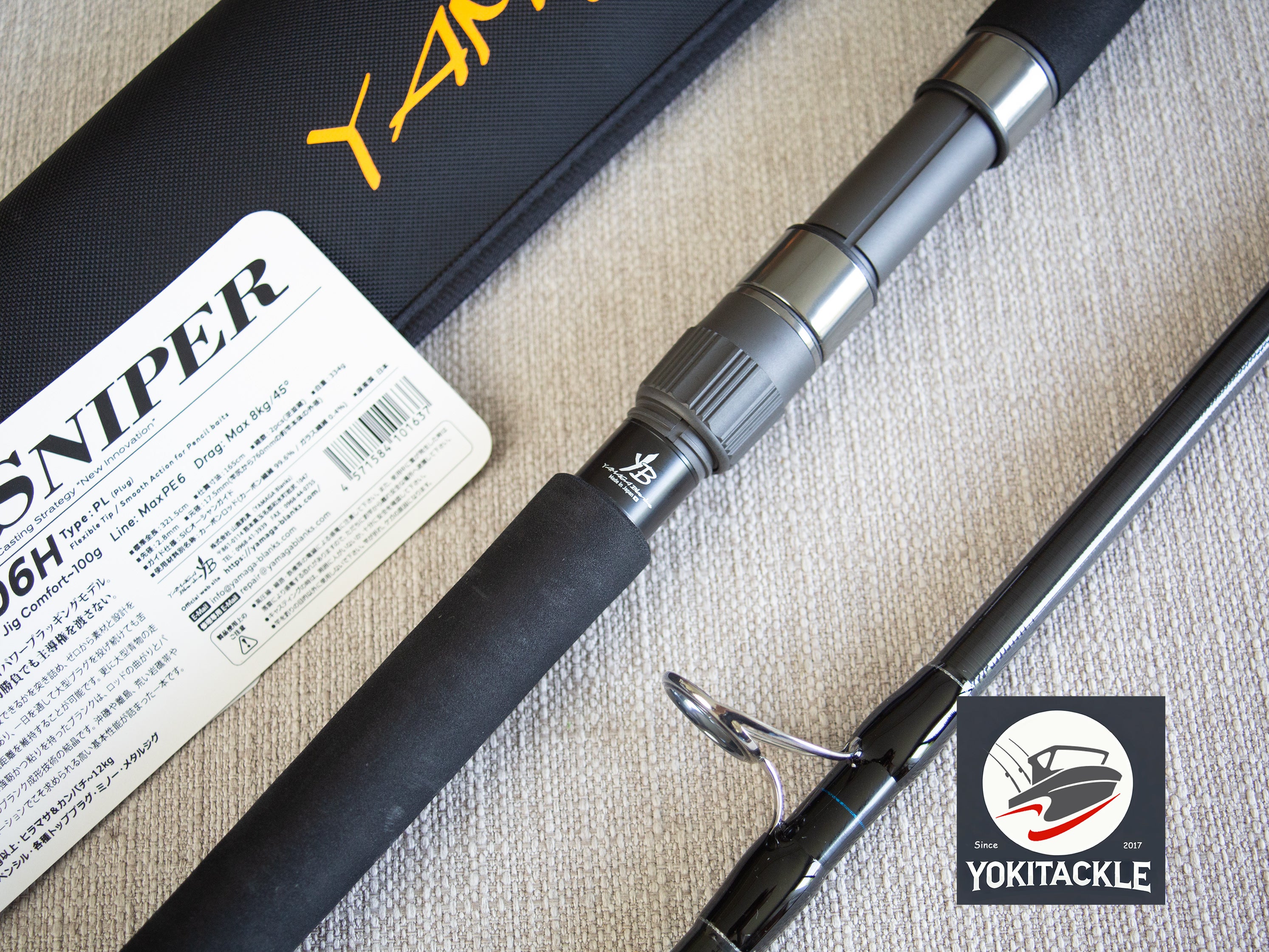 Brand New YAMAGA Blanks 24 Blue Sniper PL106H Spinning Rod