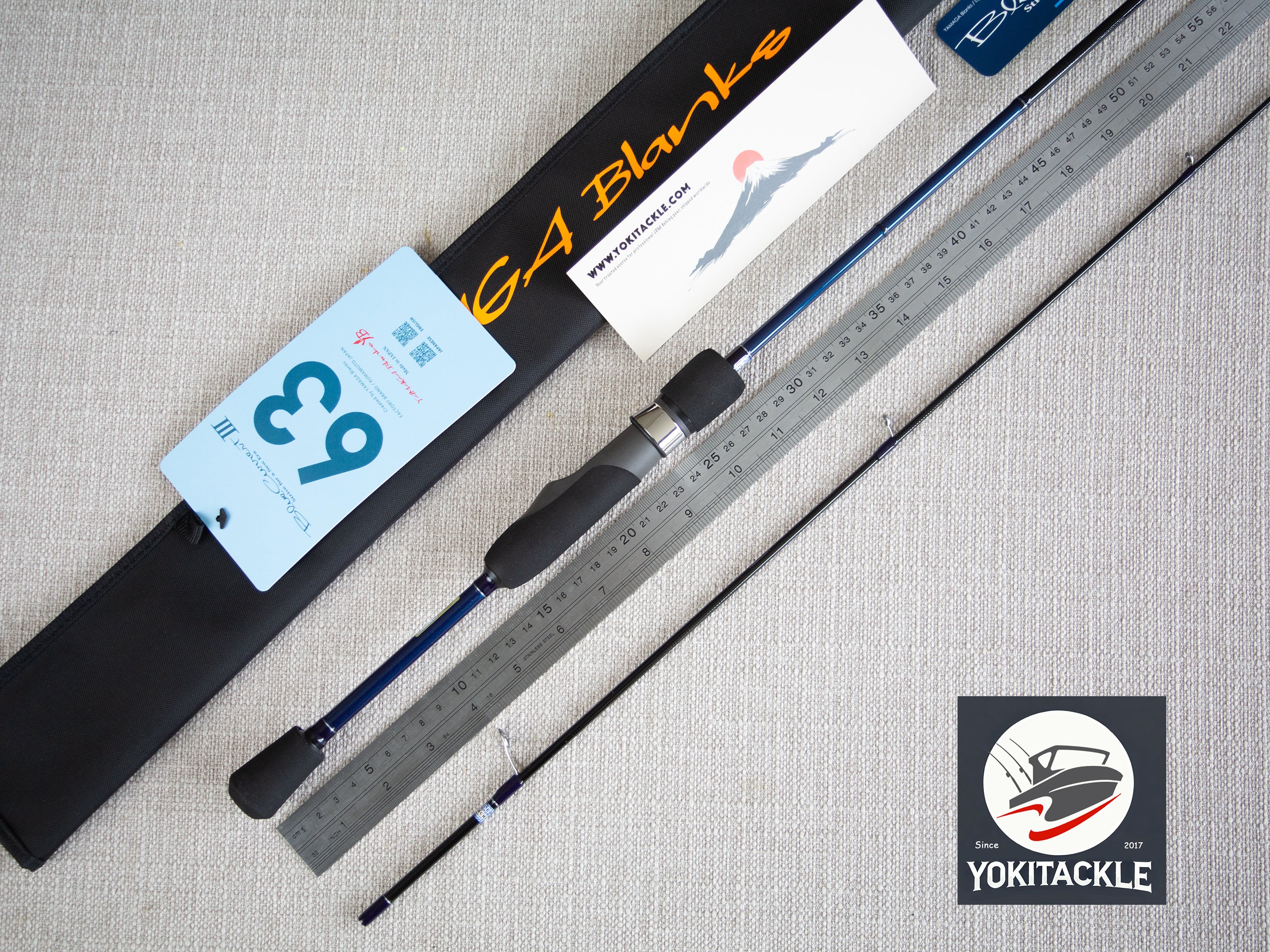 Brand New YAMAGA Blanks BlueCurrentⅢ 63 Spinning Rod