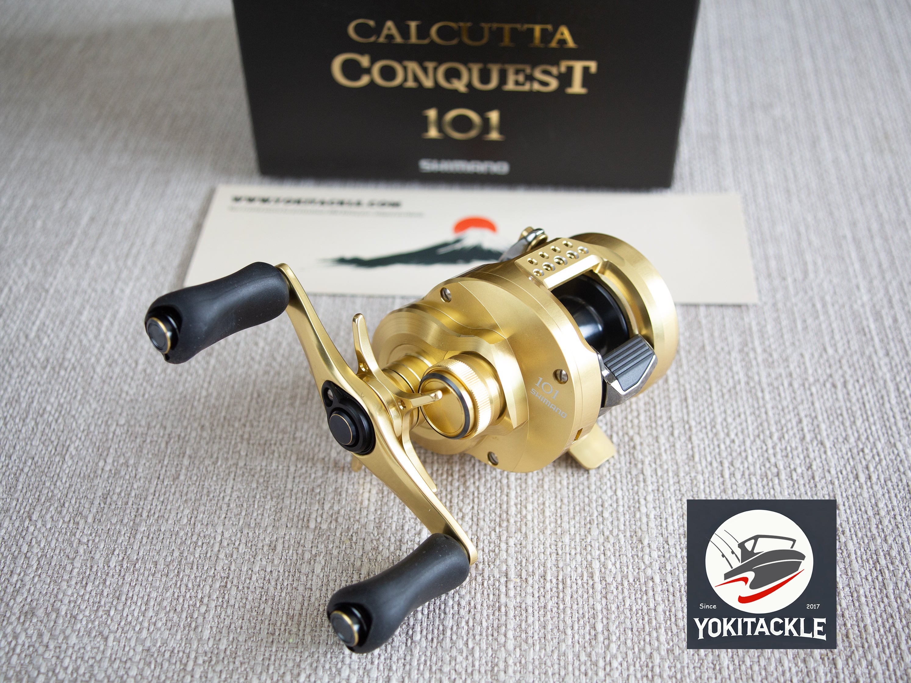 Brand New Shimano 21 CALCUTTA CONQUEST 101 LEFT Casting Reel