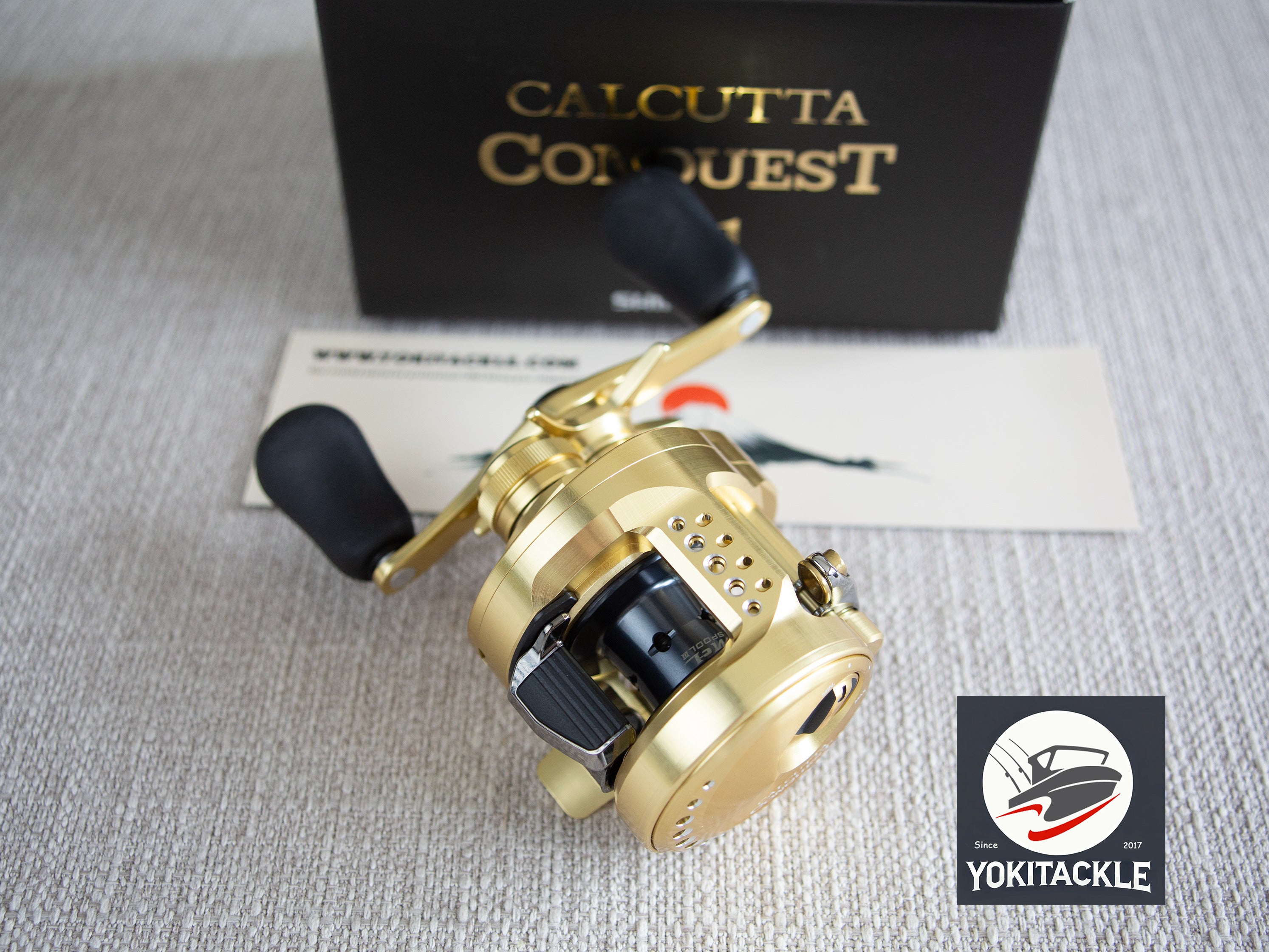 Brand New Shimano 21 CALCUTTA CONQUEST 101 LEFT Casting Reel