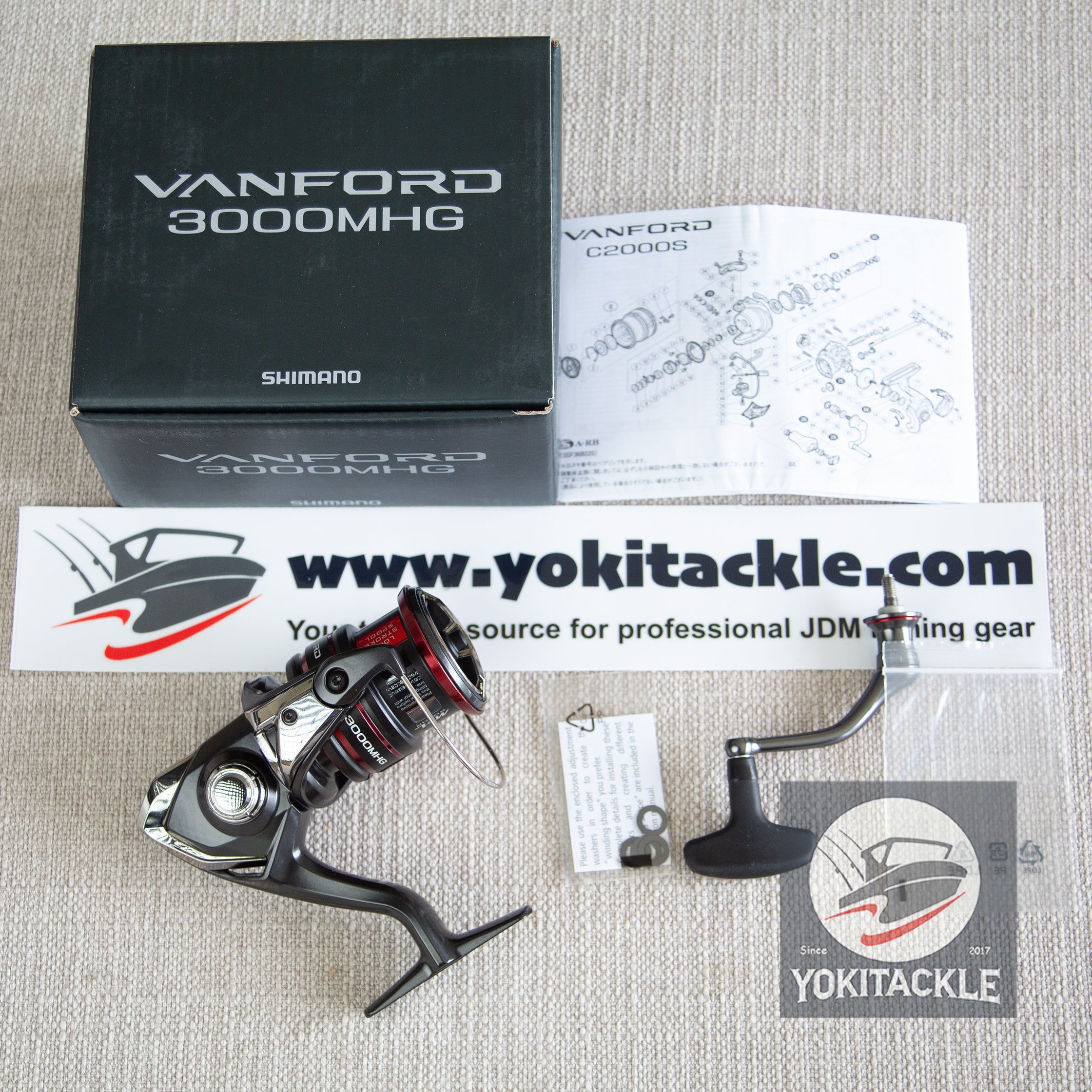 Brand New Shimano 20 VANFORD 3000MHG Spinning Reel