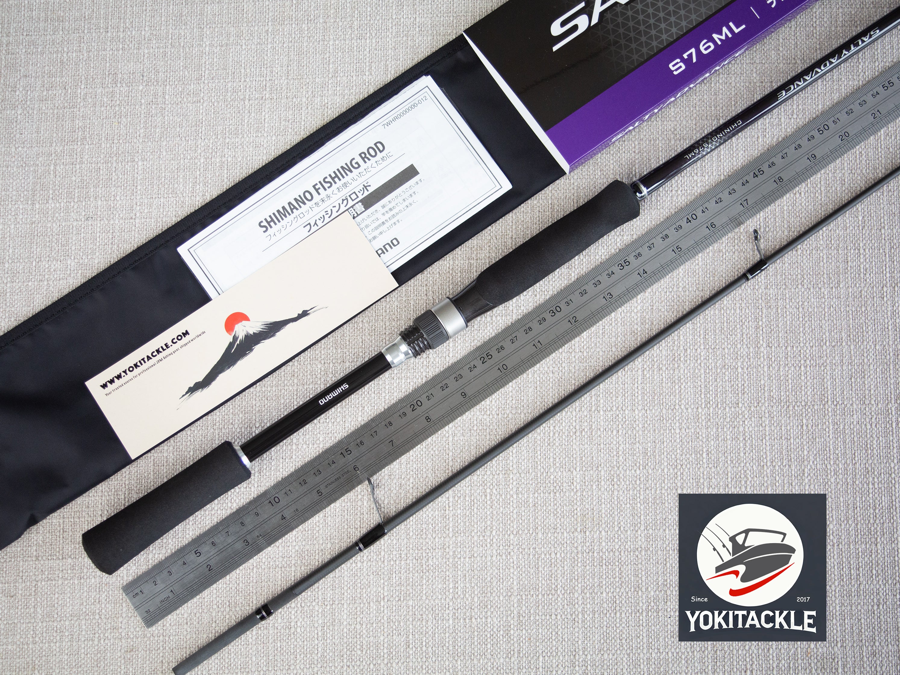 Brand New Shimano 19 Salty Advance CHINING S76ML Spinning Rod