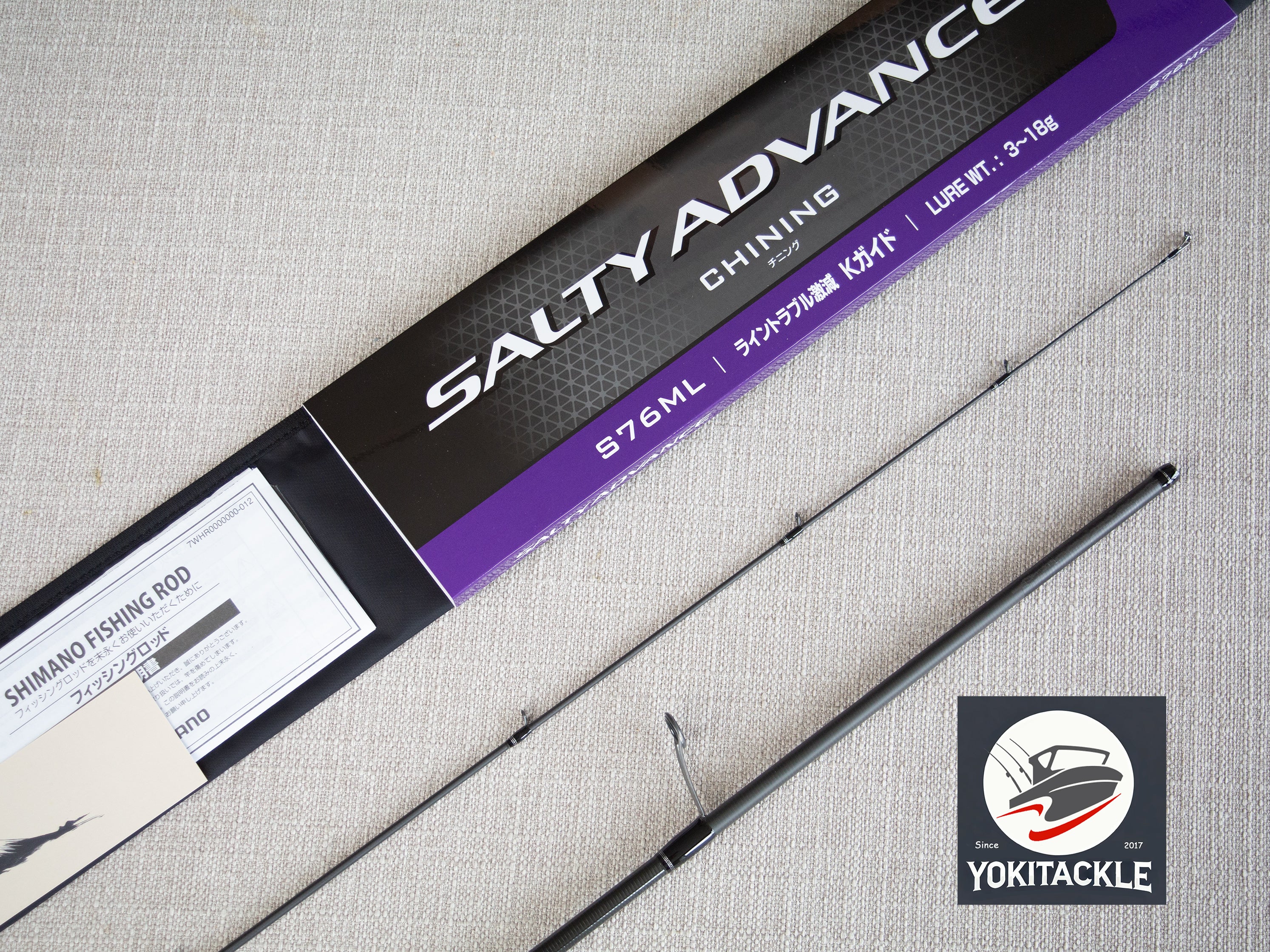 Brand New Shimano 19 Salty Advance CHINING S76ML Spinning Rod