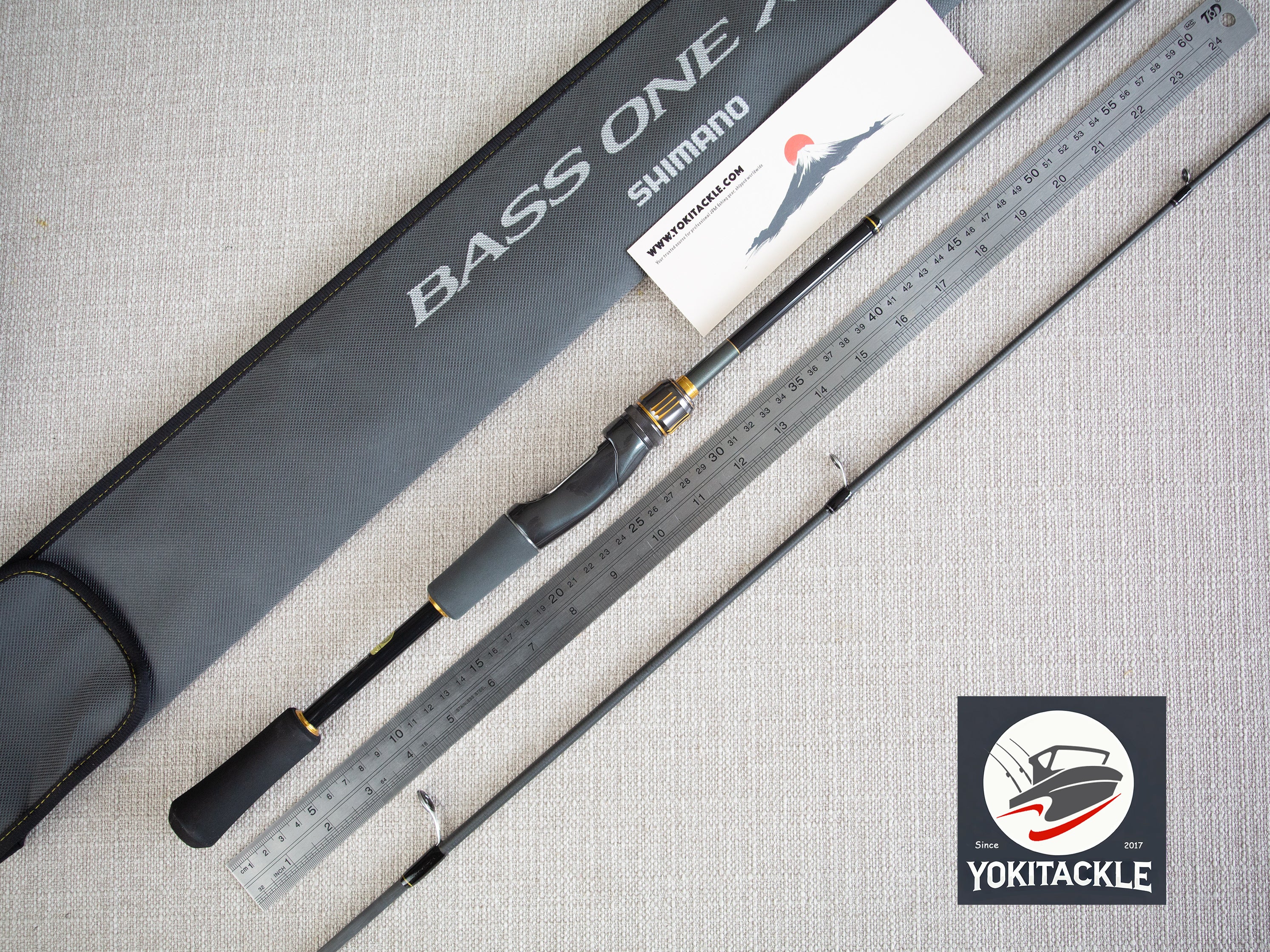 Brand New Shimano BASS ONE XT 266ML-2 Spinning Rod for Bass