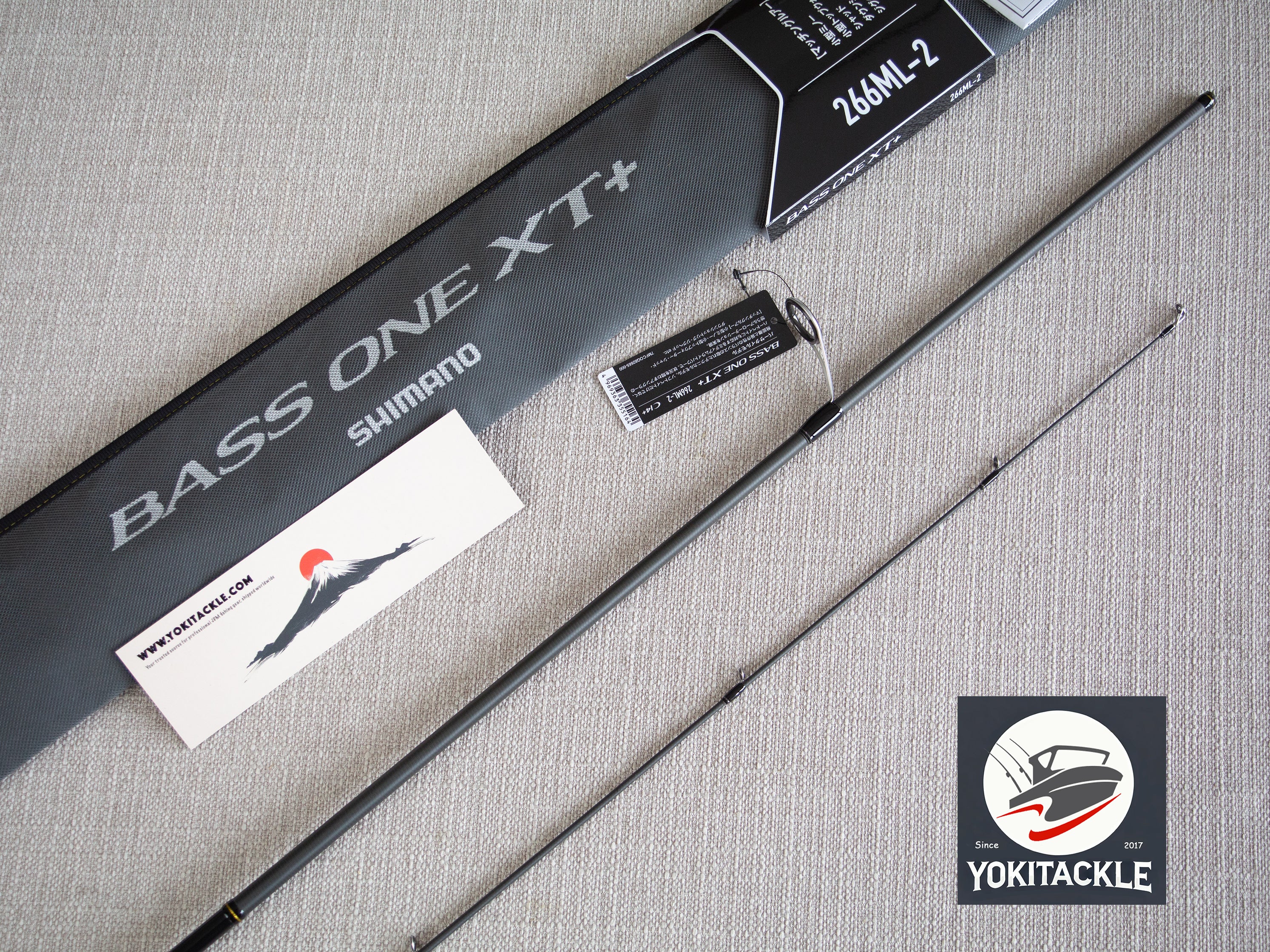 Brand New Shimano BASS ONE XT 266ML-2 Spinning Rod for Bass