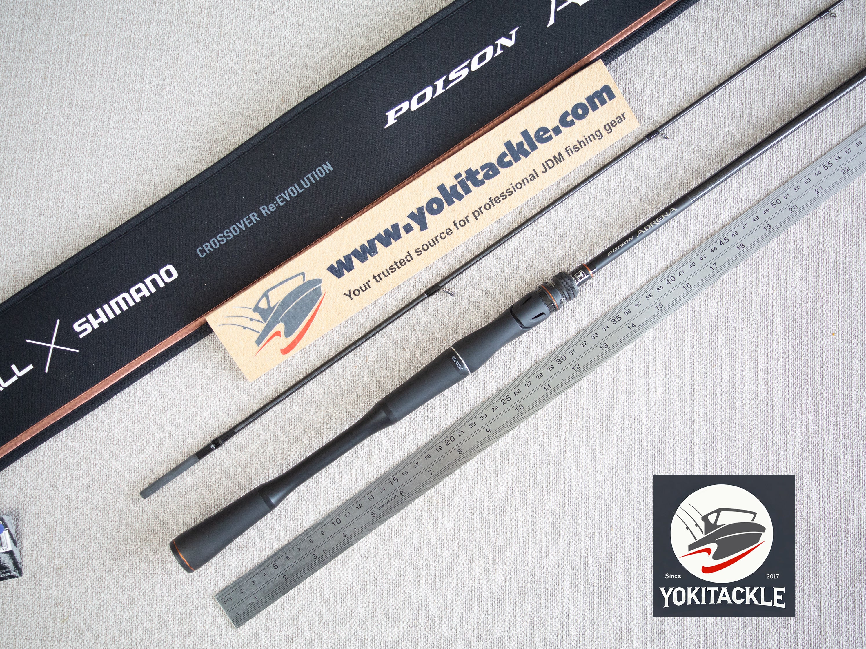 Brand New Shimano JACKALL 24 Poison Adrena 272ML-2 Spinning rod