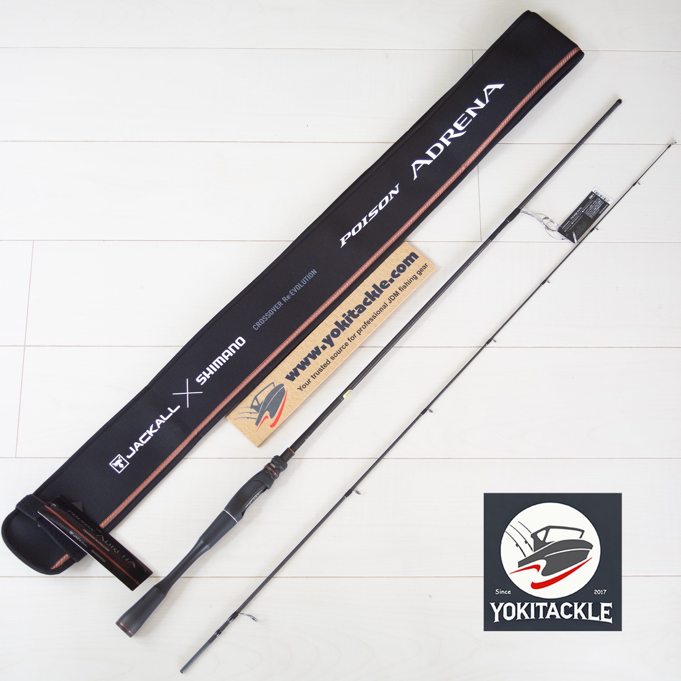 Brand New Shimano JACKALL 24 Poison Adrena 264UL-2 Spinning rod