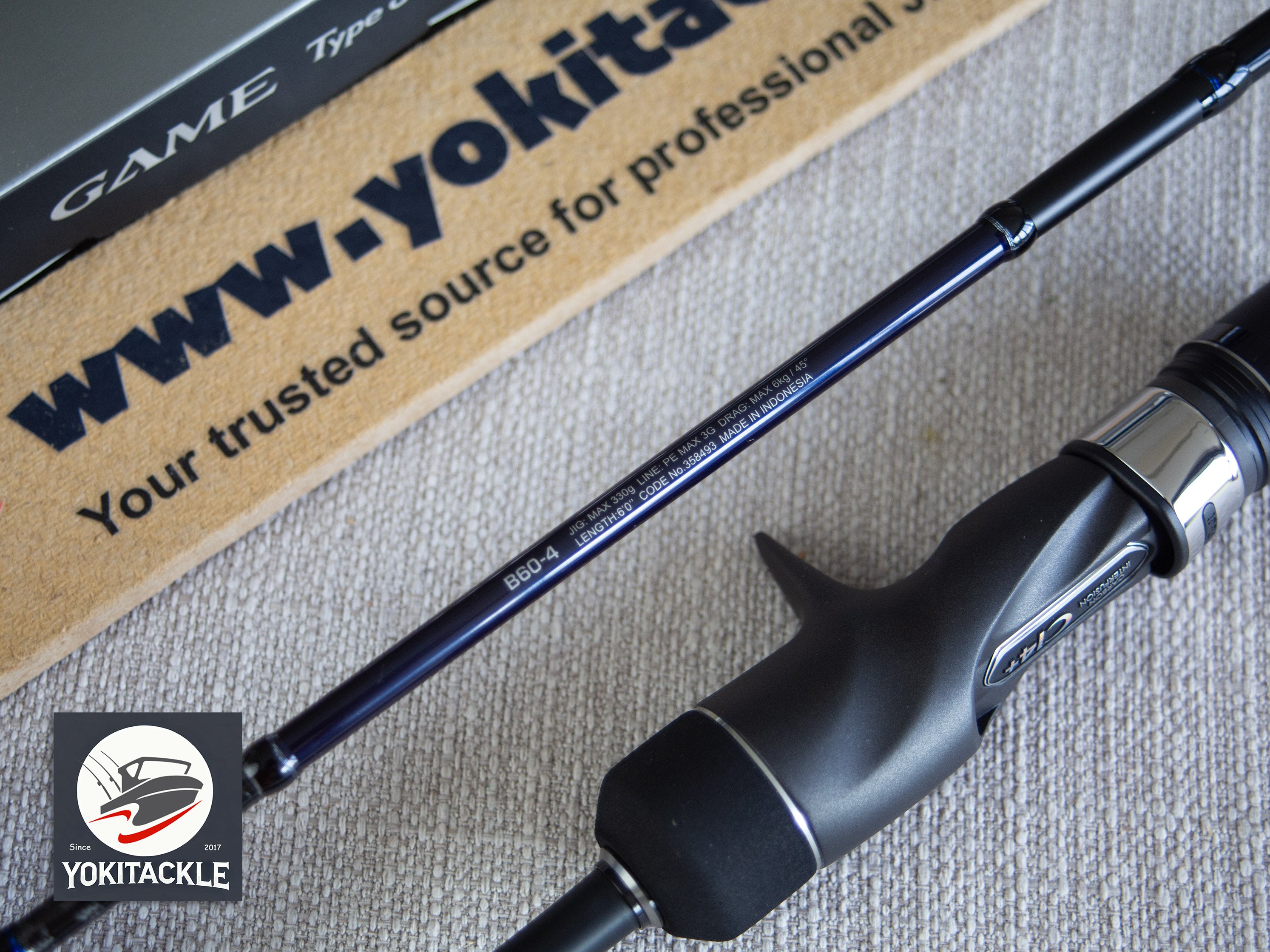 Brand New SHIMANO 24 GAME Type J Full Bend B60-4 Slow Jigging rod