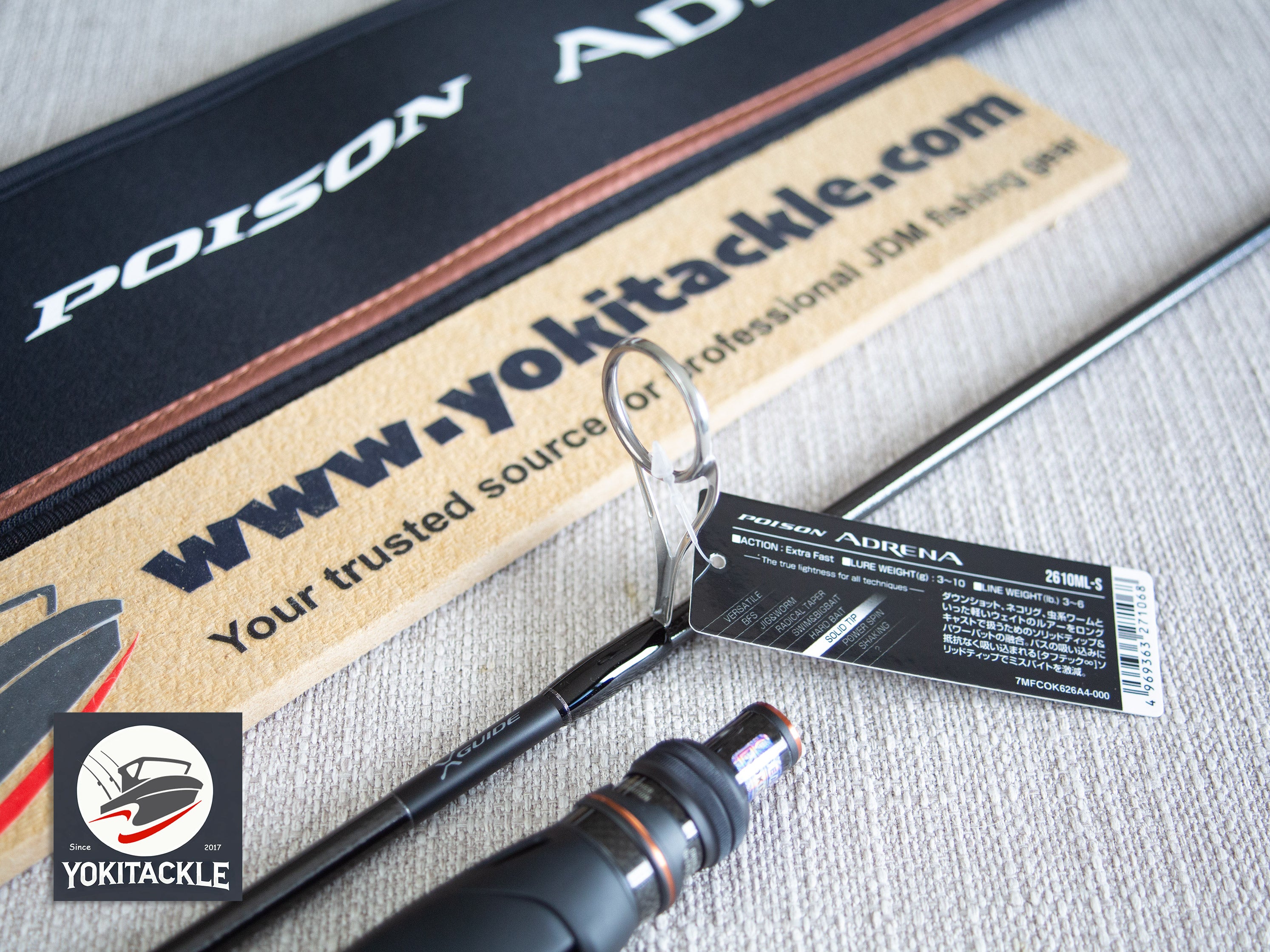 Brand New Shimano JACKALL 24 Poison Adrena 2610ML-S Spinning rod