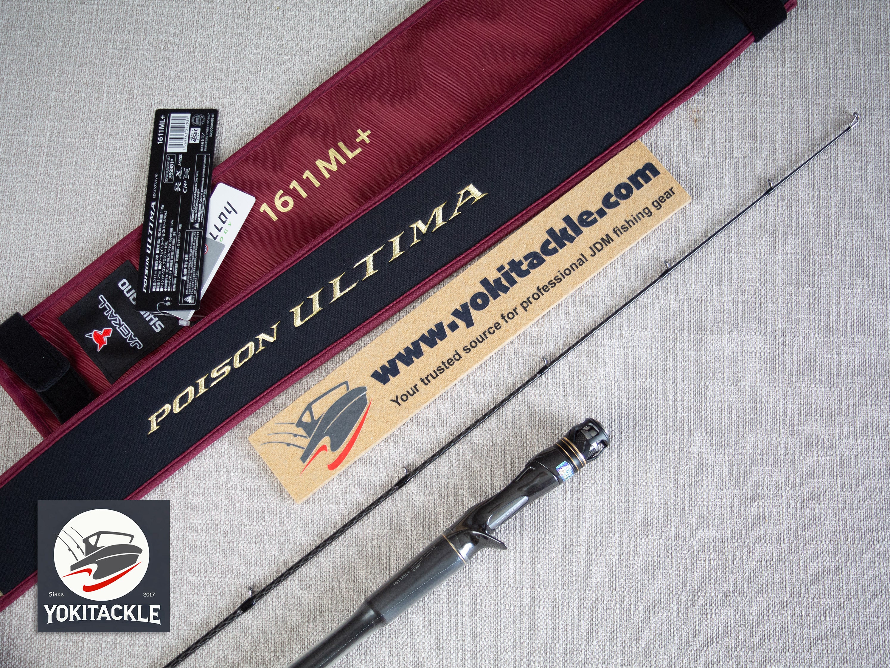 Brand New JACKALL/SHIMANO POISON ULTIMA 1611ML+ Baitcasting Rod