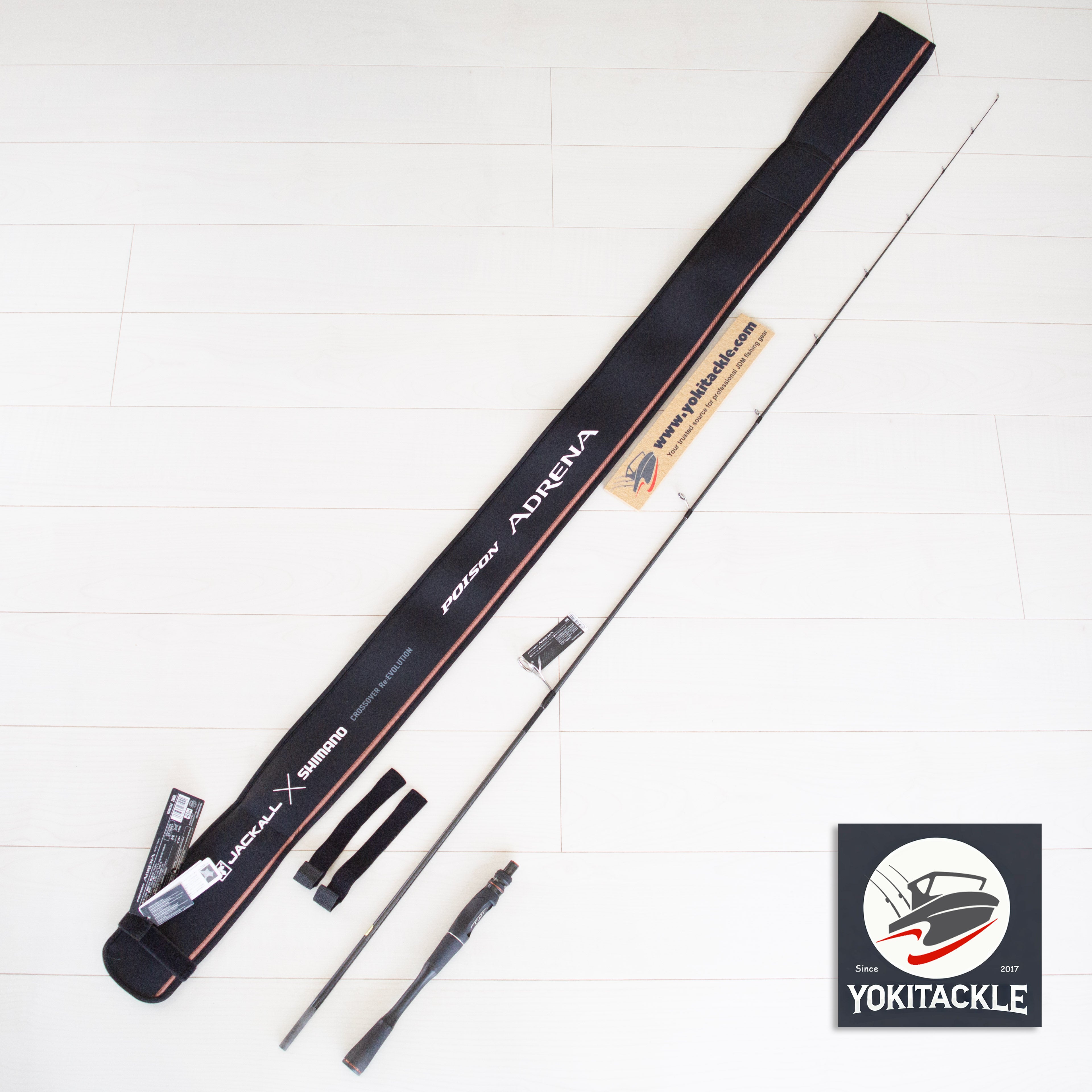 Brand New Shimano JACKALL 24 Poison Adrena 266L Spinning rod