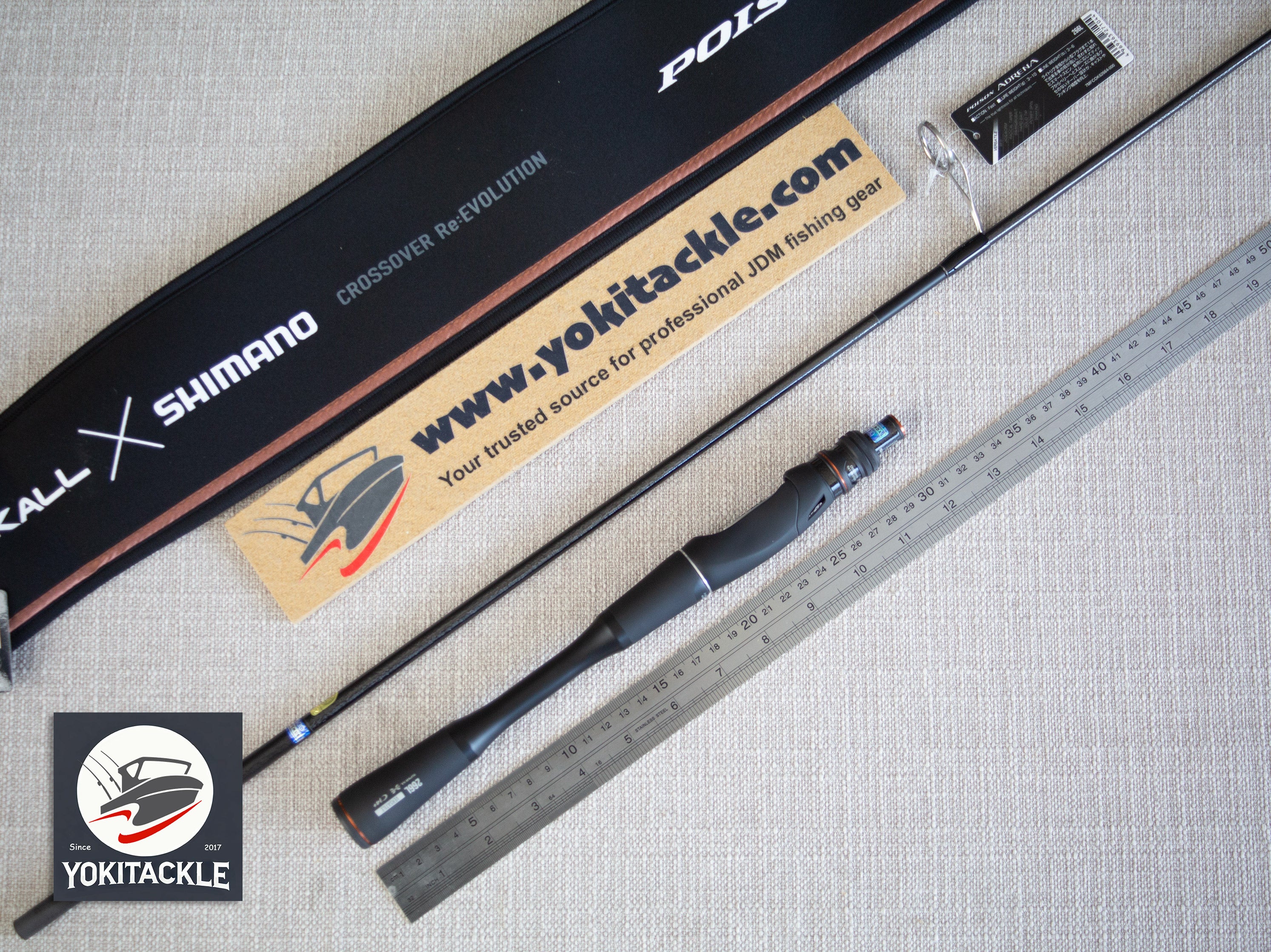 Brand New Shimano JACKALL 24 Poison Adrena 266L Spinning rod
