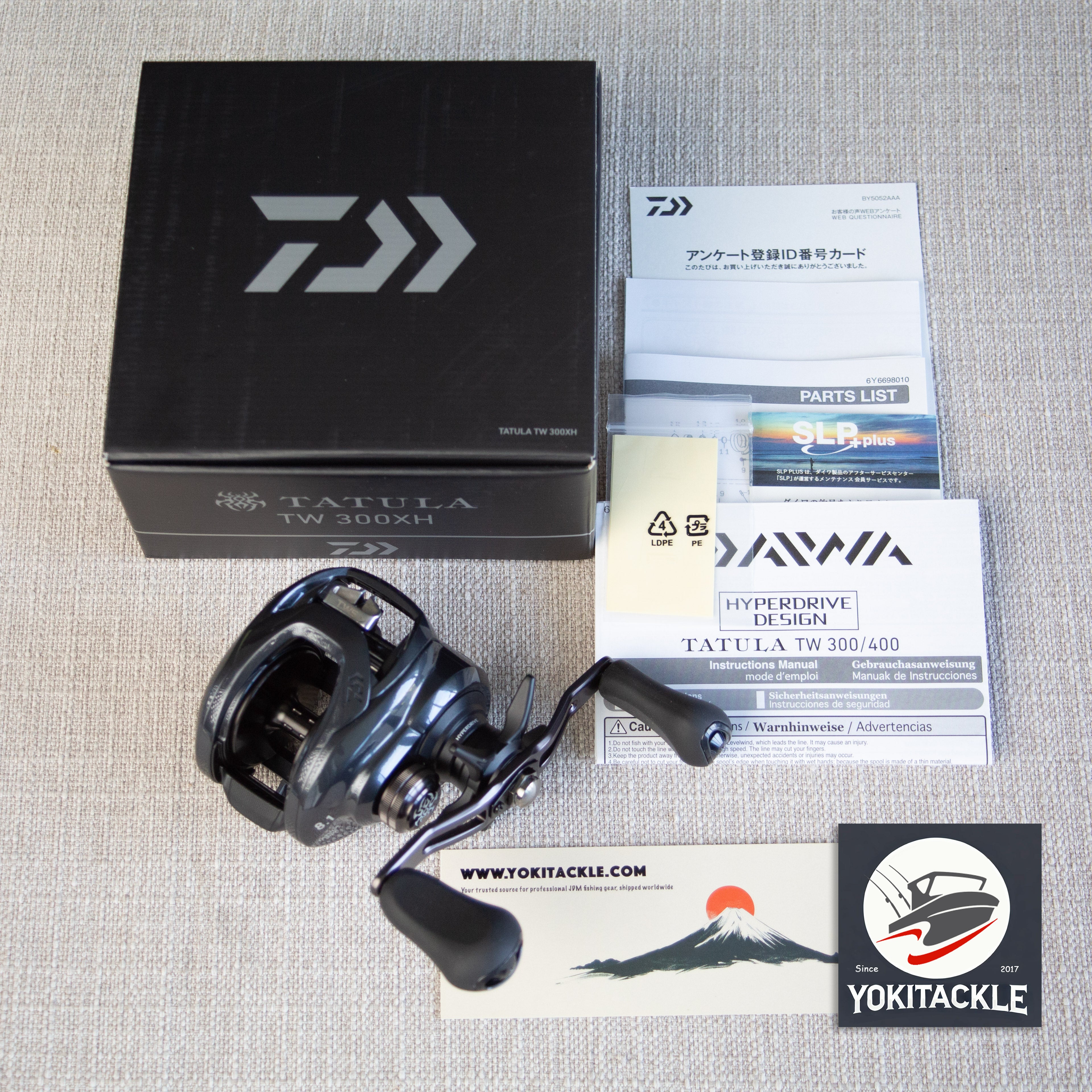 Brand New Daiwa 21 TATULA TW 300XH 8.1 Right Reel
