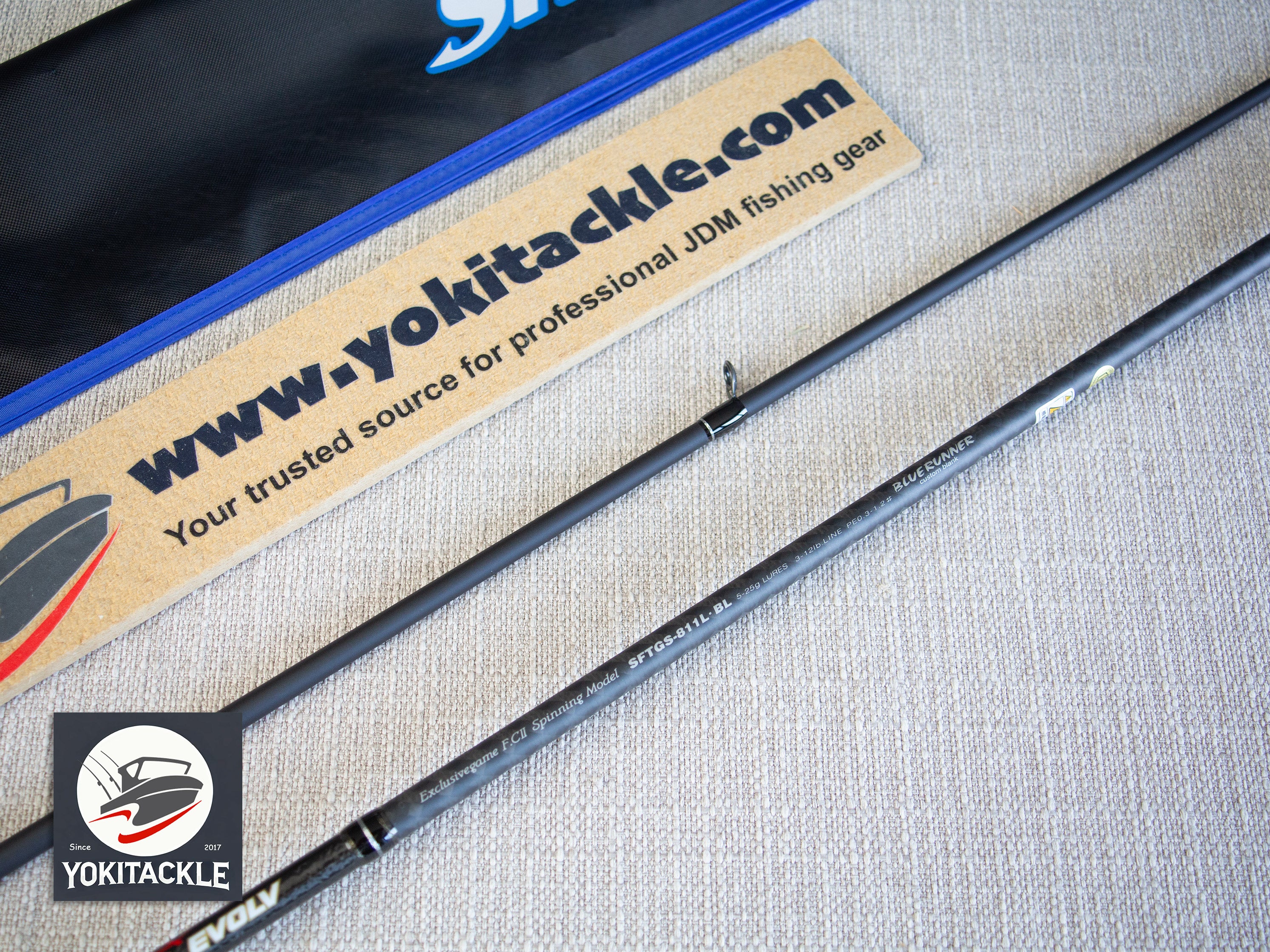 Brand New Palms ShoreGun EVOLV SFTGS-811L/BL Shore Jig Spinning Rod