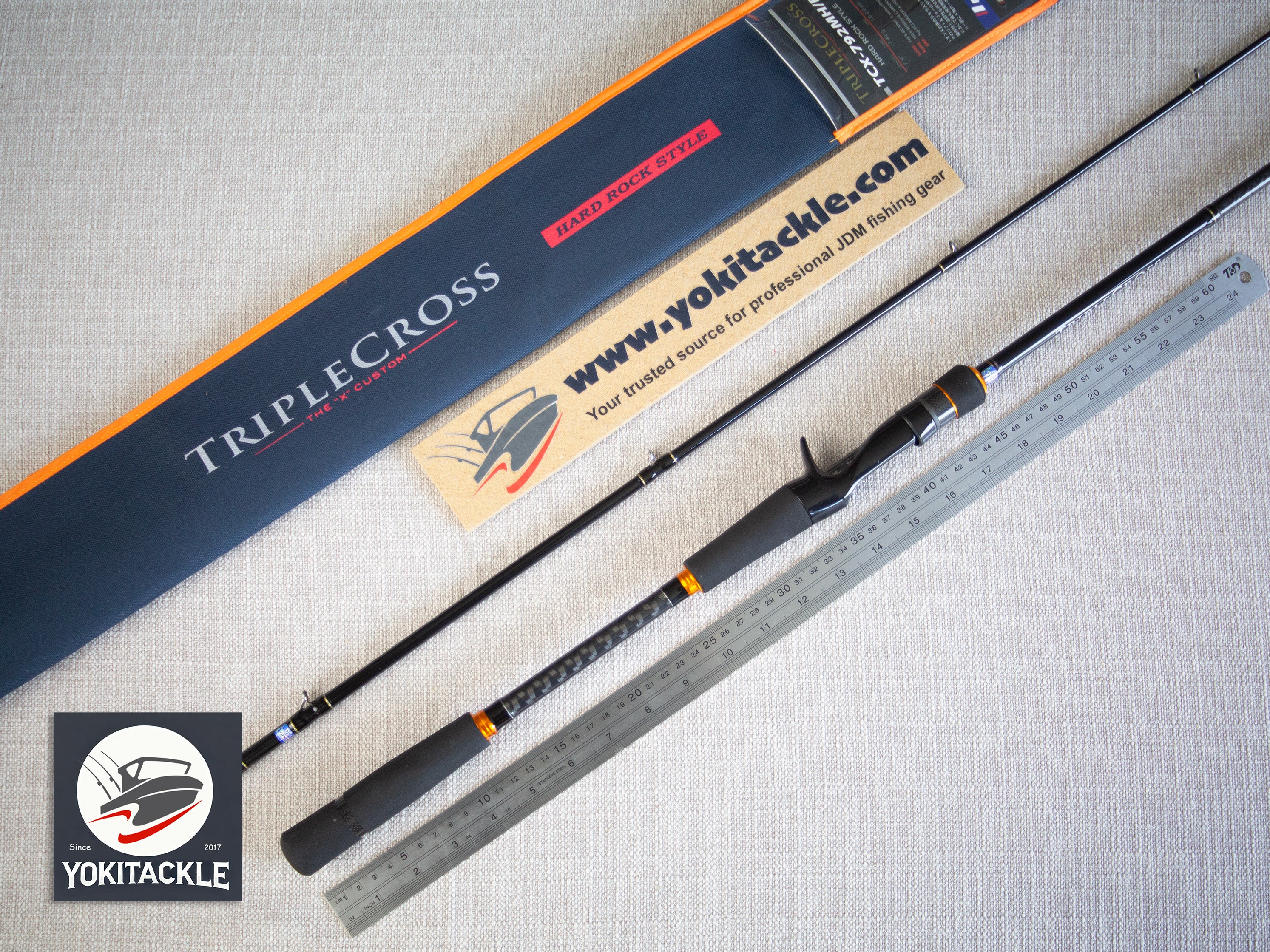 Brand New Major Craft TRIPLE-CROSS HARDROCK TCX-792MH/B Baitcasting Rod