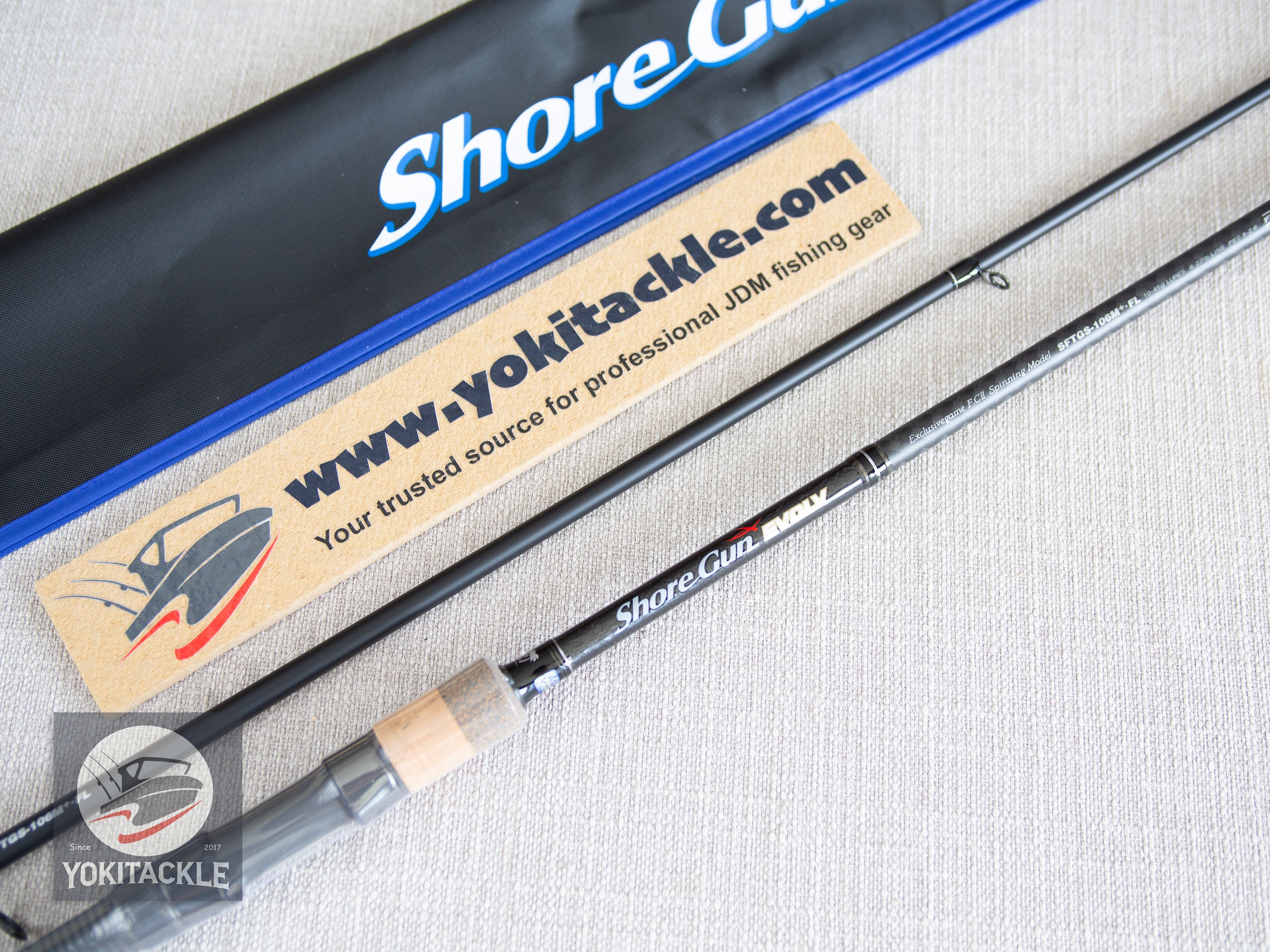 Brand New PALMS 21 ShoreGun EVOLV SFTGS-106M+/FL Spinning Rod