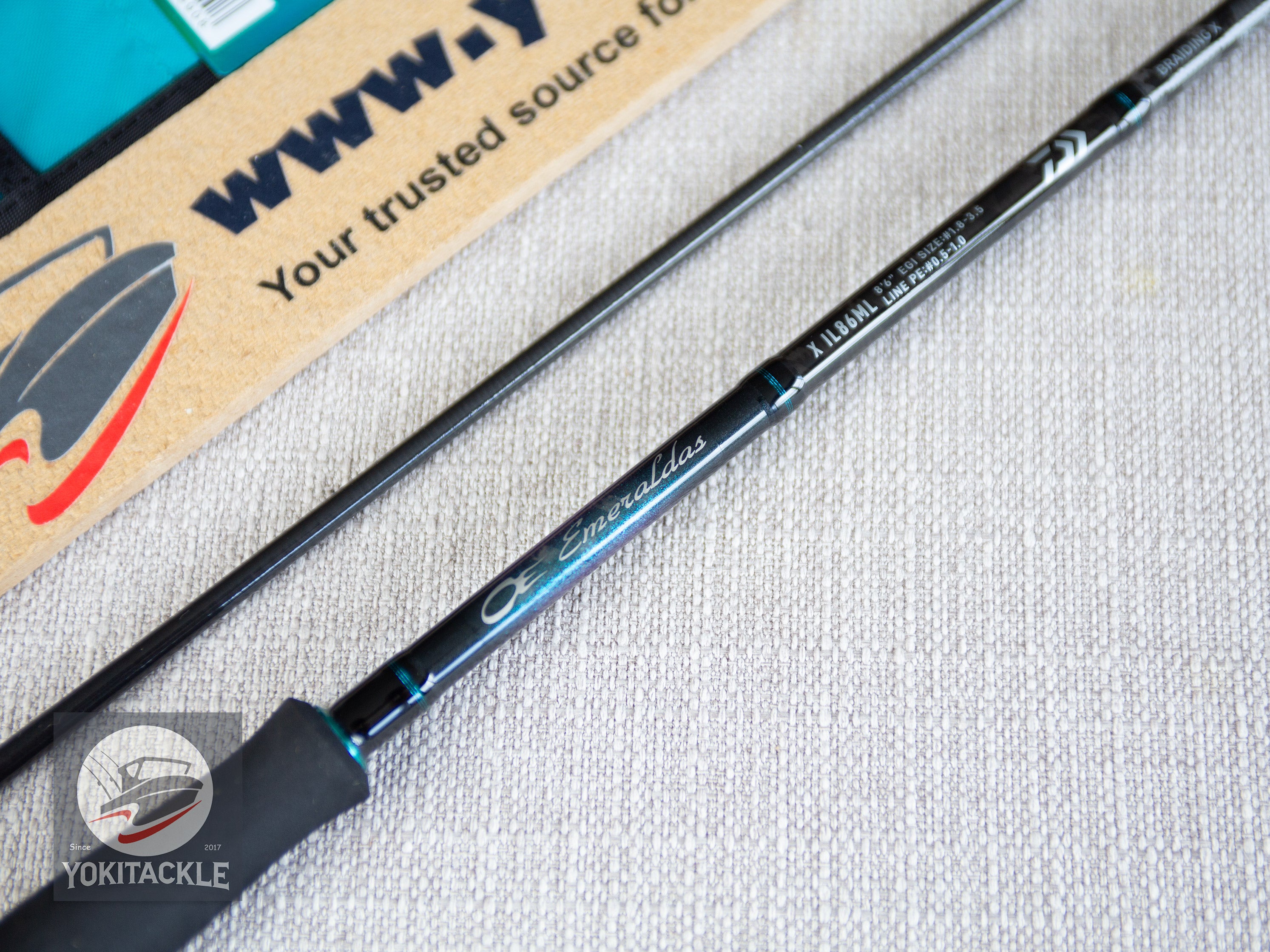 Brand New Daiwa 25 EMERALDAS X IL 86ML-J Inter Line Spinning Rod for Eging