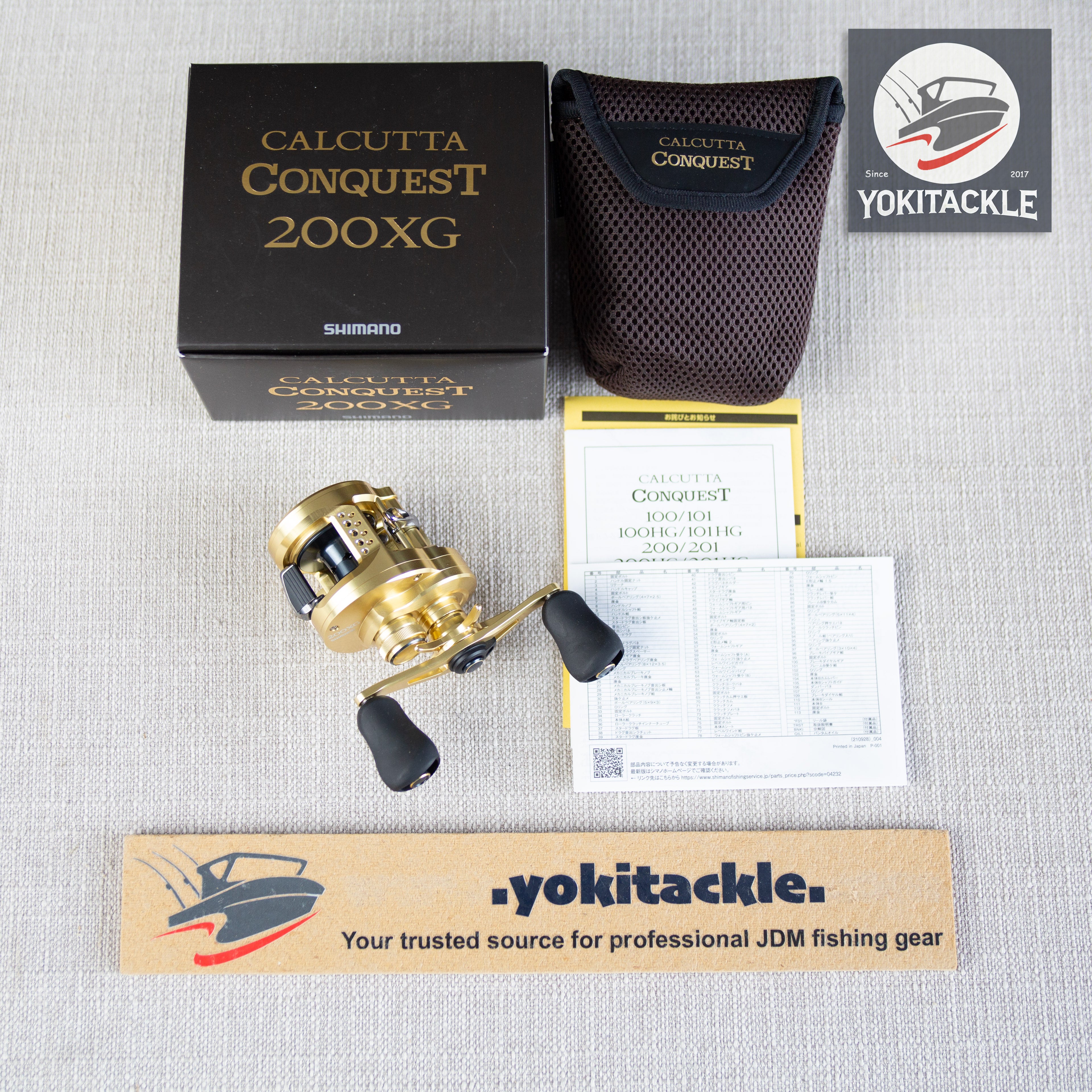 Brand New Shimano 21 CALCUTTA CONQUEST 200XG Right Casting Reel