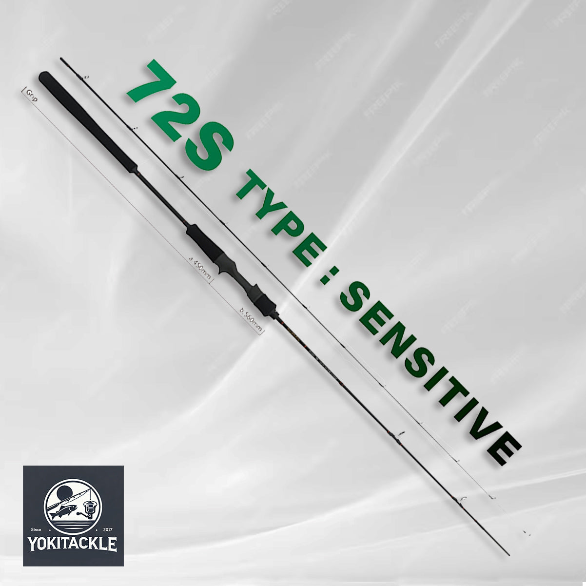 Brand New YAMAGA Blanks SeaWalk Tairubber 72S Baitcasting Rod