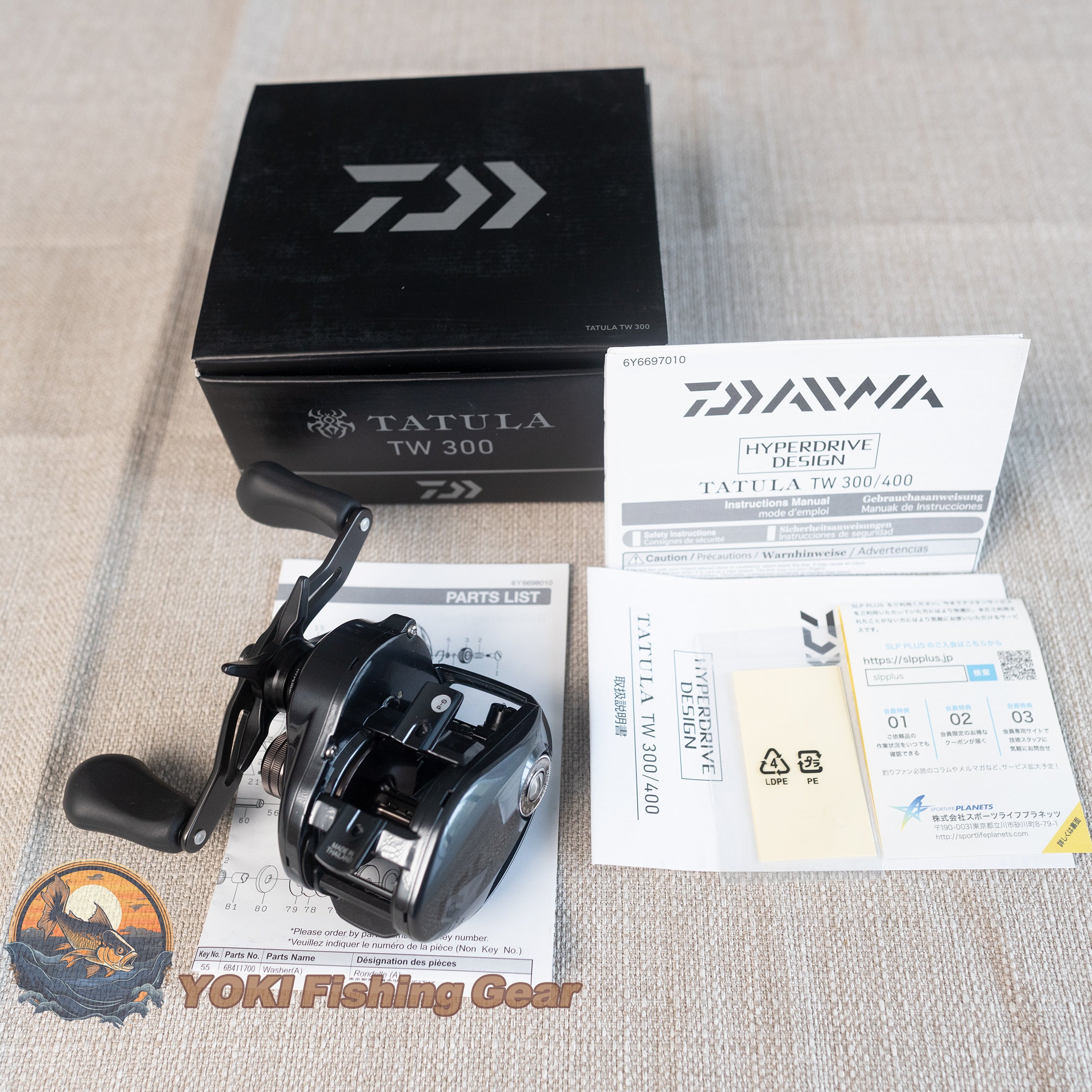 Brand New Daiwa 21 TATULA TW 300 6.3 Right Reel