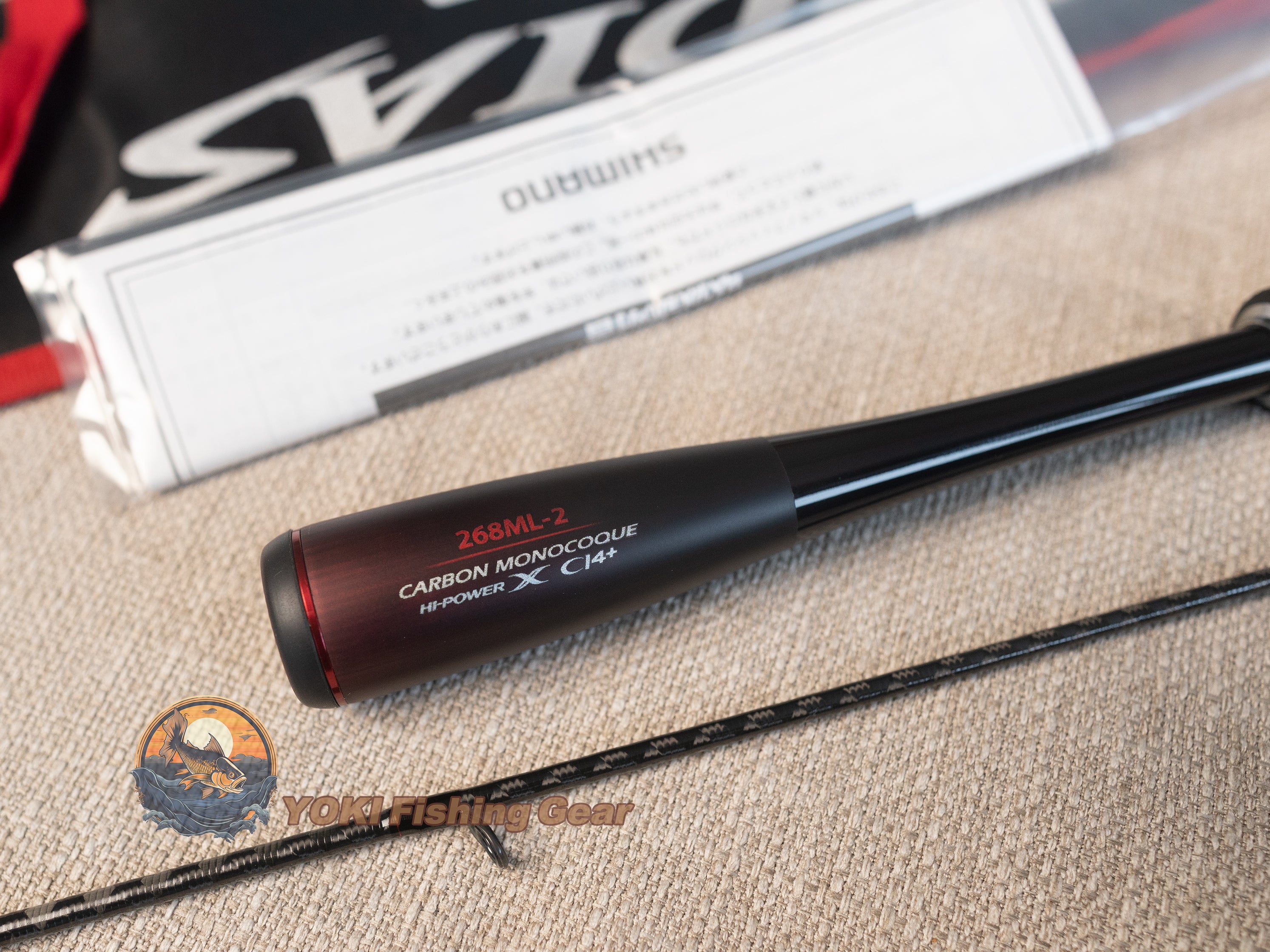 Brand New Shimano 20 Zodias 268ML-2 Spinning Rod for Bass
