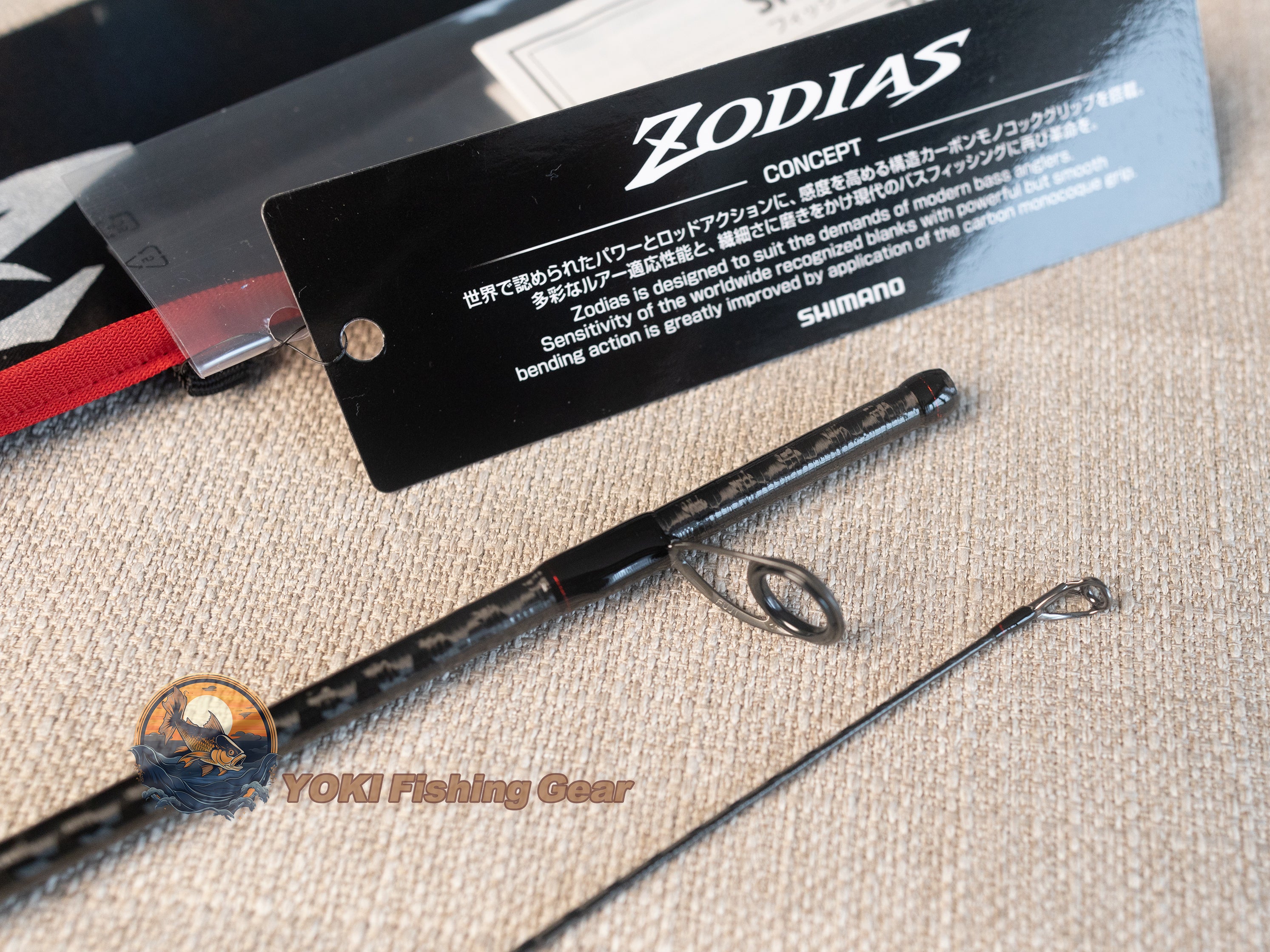 Brand New Shimano 20 Zodias 268ML-2 Spinning Rod for Bass