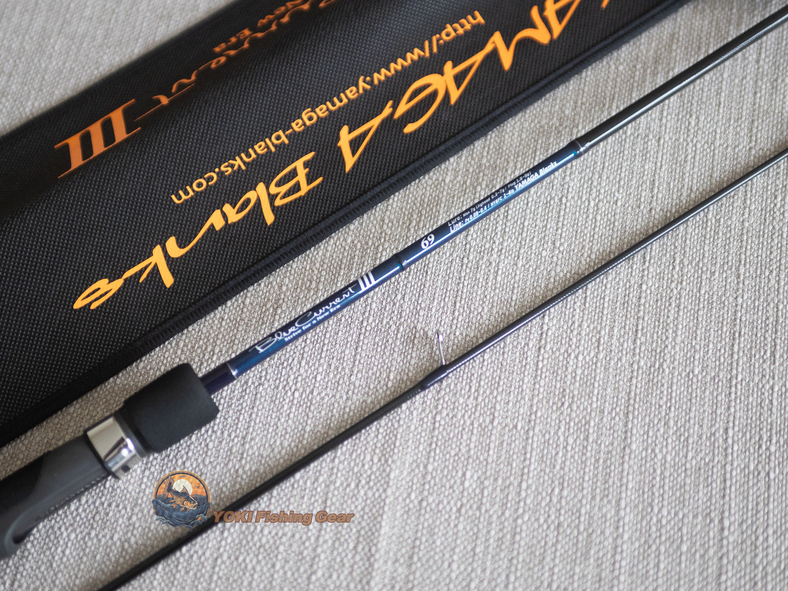 Brand New YAMAGA Blanks BlueCurrent III 69 Spinning Rod