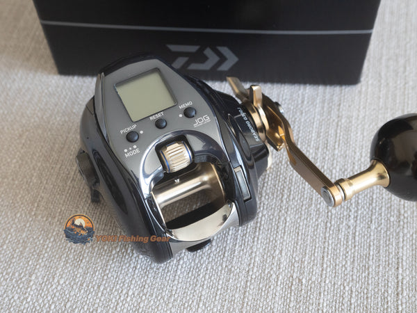 Moulinet électrique Daiwa 21 SEABORG G300J - Ratio 6.0:1, Frein 16 Kg - Pêche Mer Droite