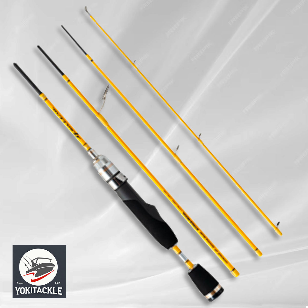 Brand New PALMS Quattro QTRGS-63L Spinning Rod