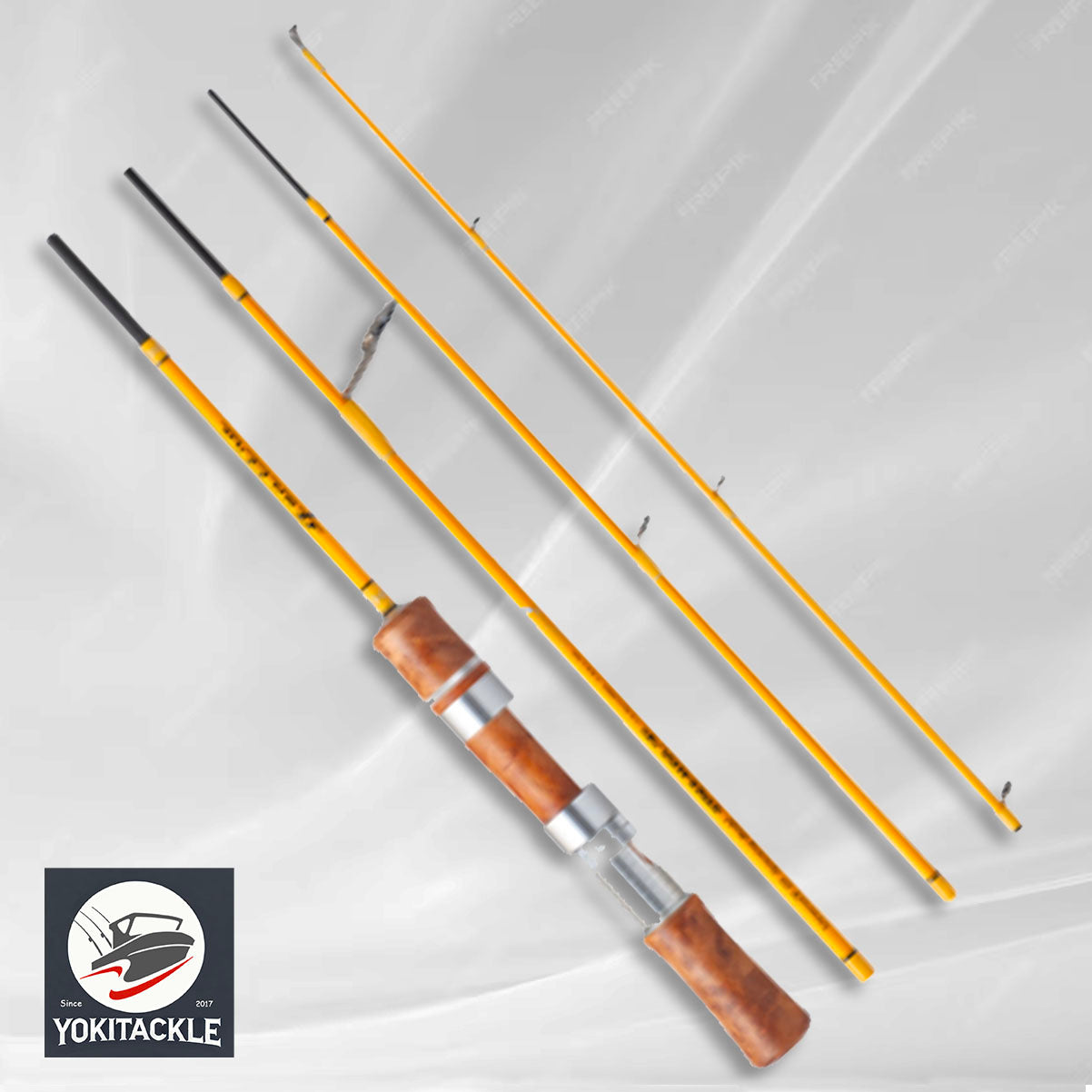 Brand New PALMS Quattro QTRGS-53UL/W1 Spinning Rod for Trout