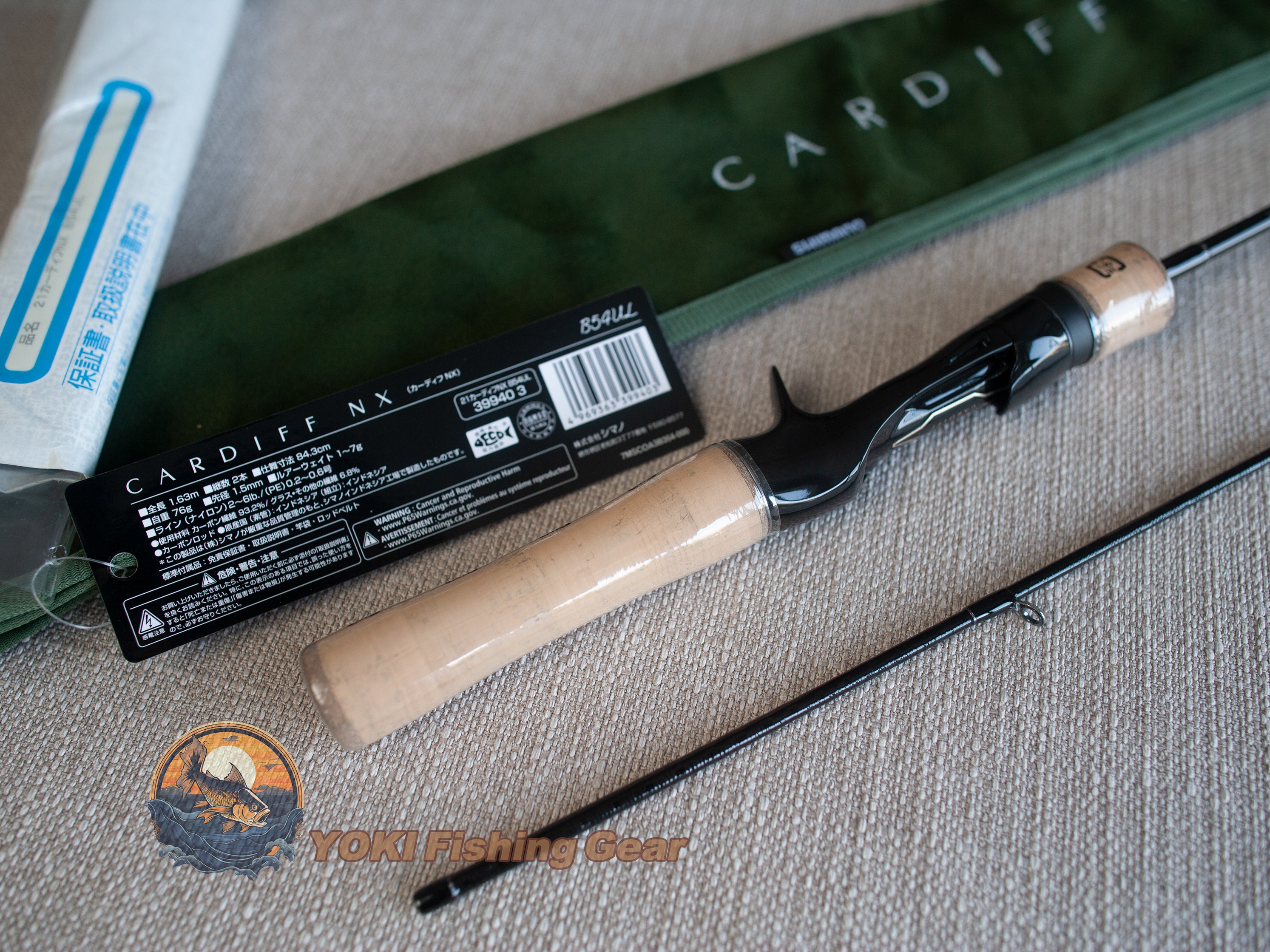 Brand New Shimano 21 Cardiff NX B54UL Baitcasting Rod for Trout