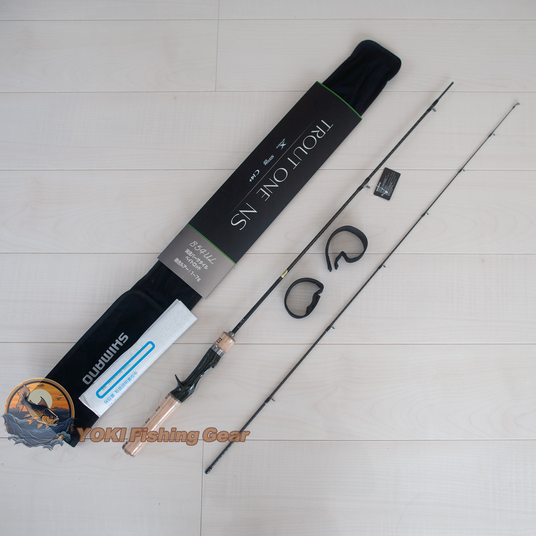 Brand New Shimano 2024 TROUT ONE NS B54UL Baitcasting Rod