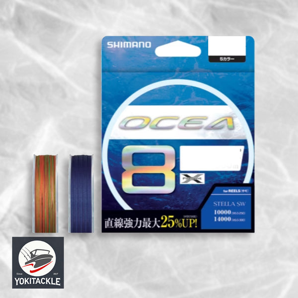 Shimano OCEA 8 PE Braid Line – YOKI Tackle Fishing Gear Emporium