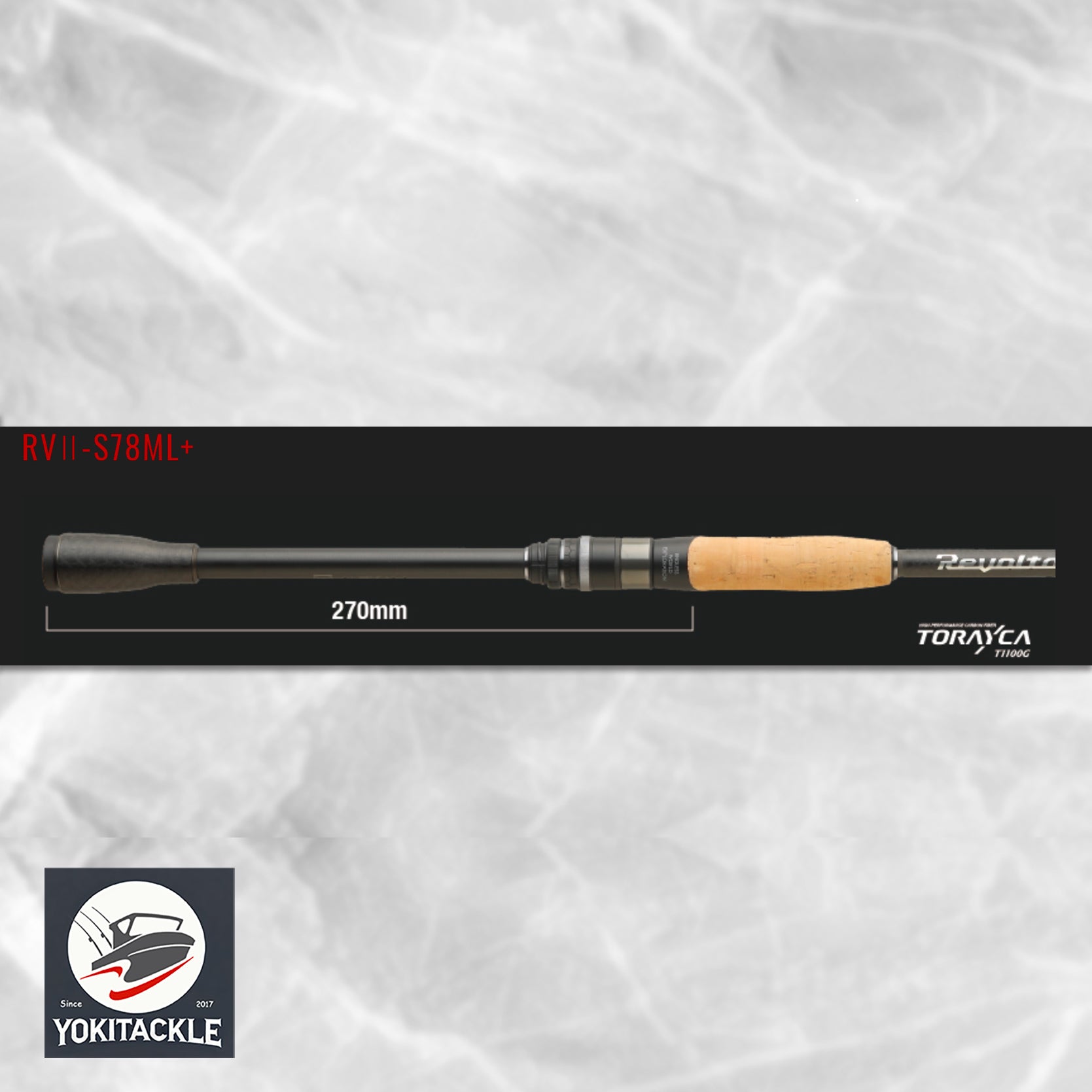 Jackall Revoltage RVII-S78ML+ Spinning Rod ML Plus Long Cast Bass