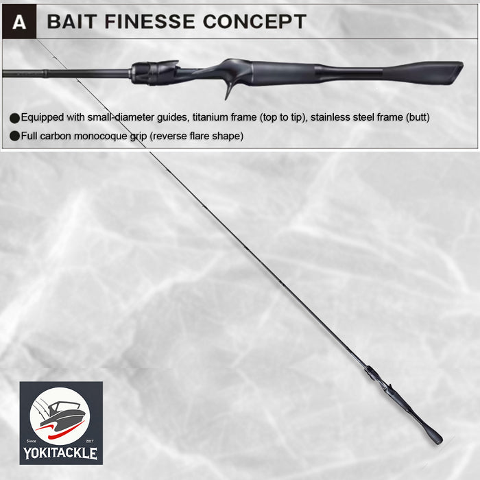 JACKALL/SHIMANO 21 POISON GLORIOUS 161L-BFS Baitcasting rod for Bass