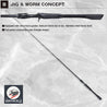JACKALL/SHIMANO 21 POISON GLORIOUS 164MH Baitcasting Rod for Bass