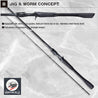 JACKALL/SHIMANO 21 POISON GLORIOUS 168ML+ Baitcasting Rod for Bass