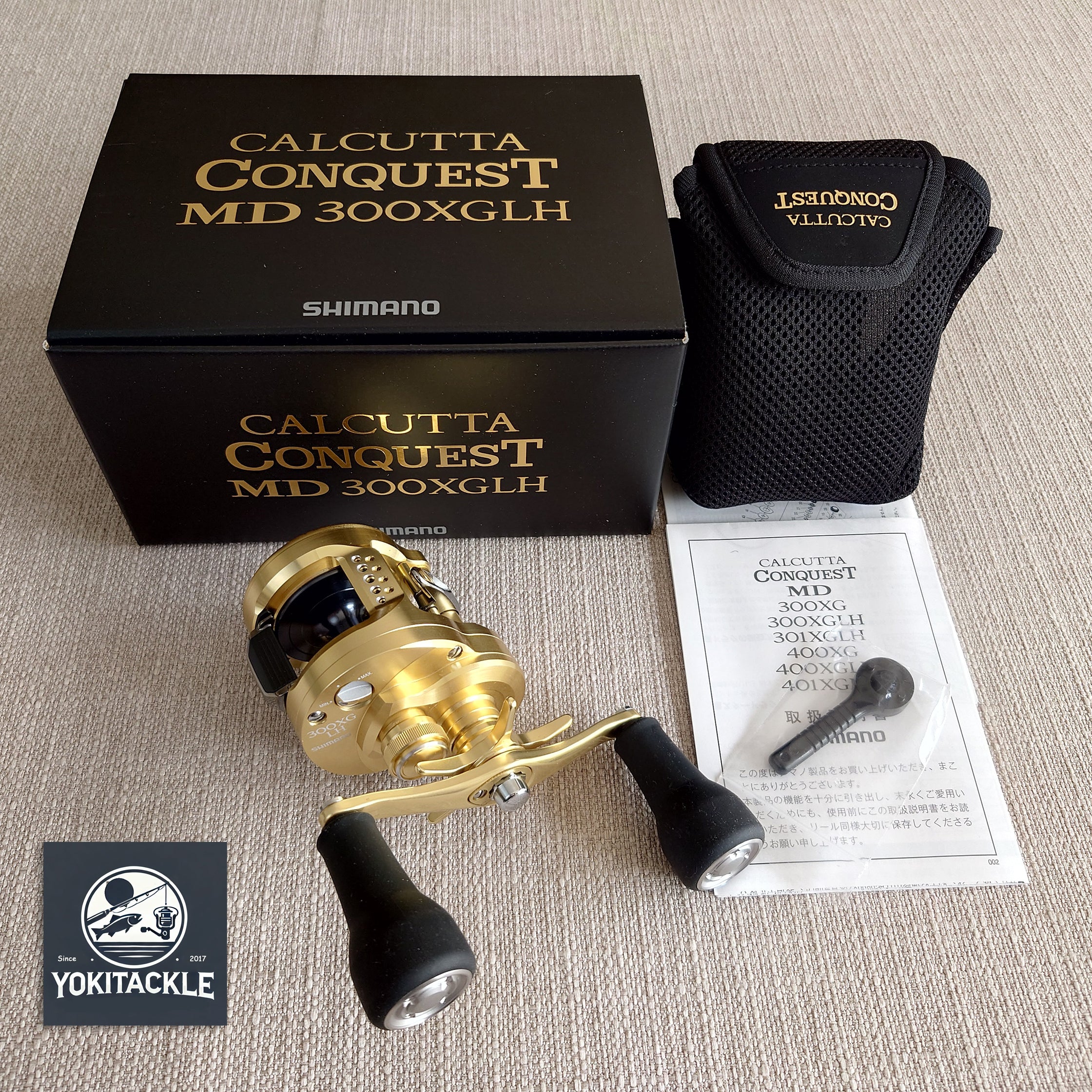 Brand New Shimano 23 CALCUTTA CONQUEST MD 300XGLH Baitcasting Reel