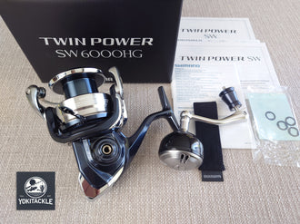 Brand New Shimano 21 TWIN POWER SW 6000HG Spinning Reel