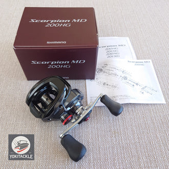 Brand New Shimano 24 Scorpion MD 200HG Right Baitcasting Reel