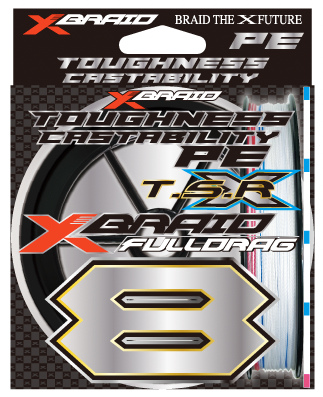 Brand New YGK X-BRAID FULLDRAG TSR X8 PE Line 300M