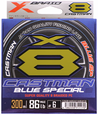 Brand New YGK X-BRAID CASTMAN BLUE-Special X8 300M PE Line