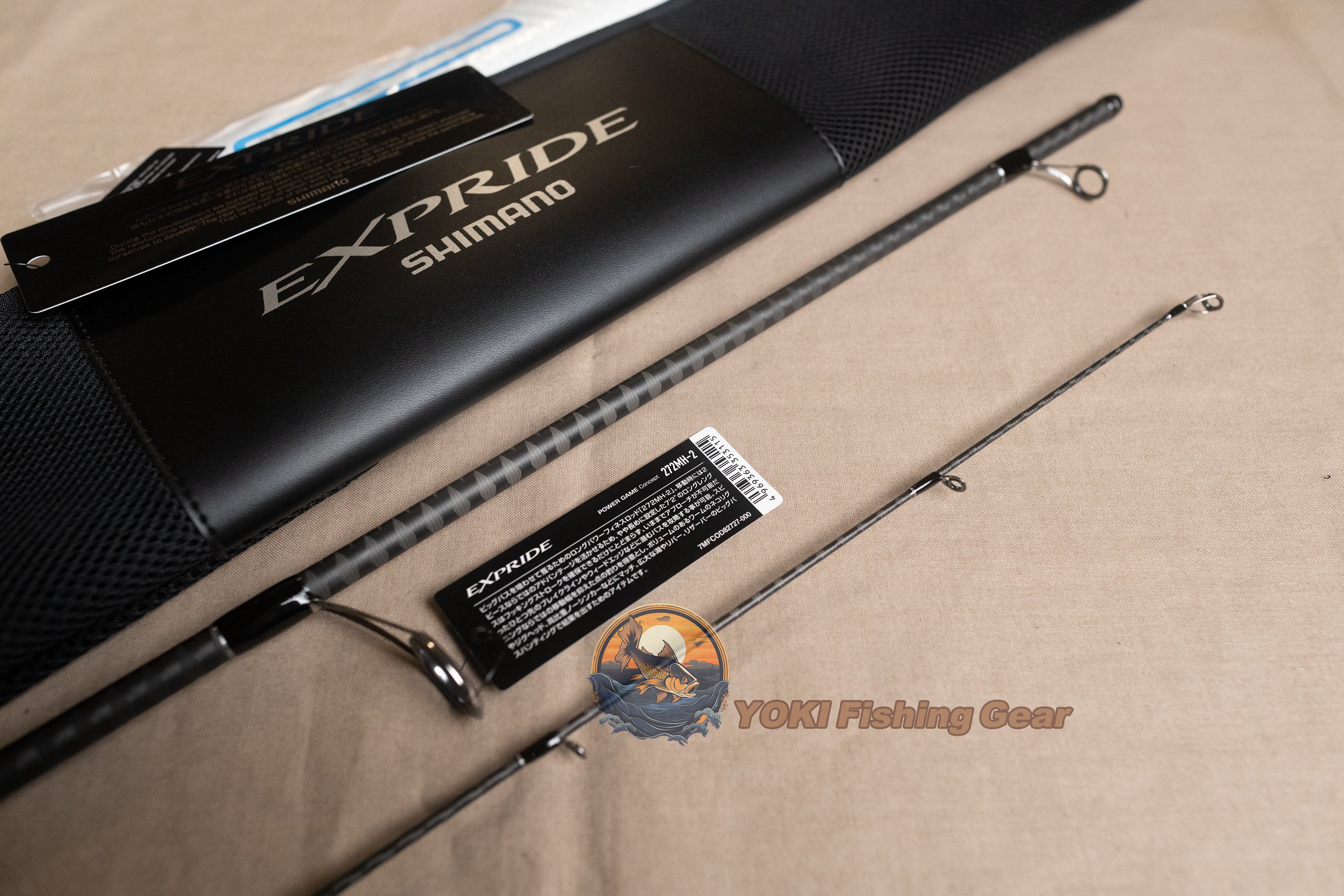 Shimano 22 Expride 272MH-2 Spinning Rod for Bass – YOKI Tackle Fishing Gear Emporium