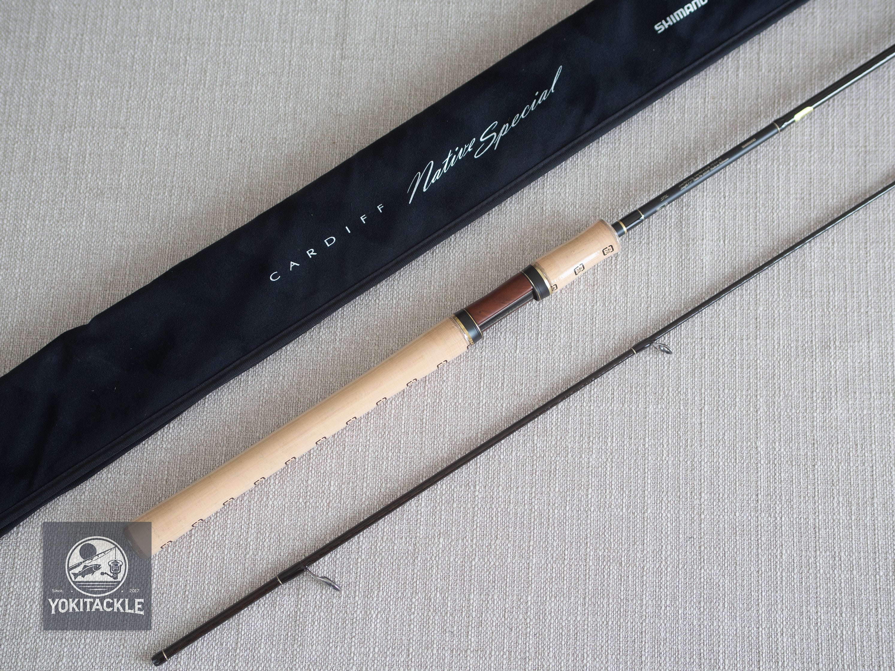 shimano cardiff rods Shimano CARDIFF NATIVE SPECIAL S77L Spinning Rod for Trout – YOKI Tackle Fishing Gear Emporium