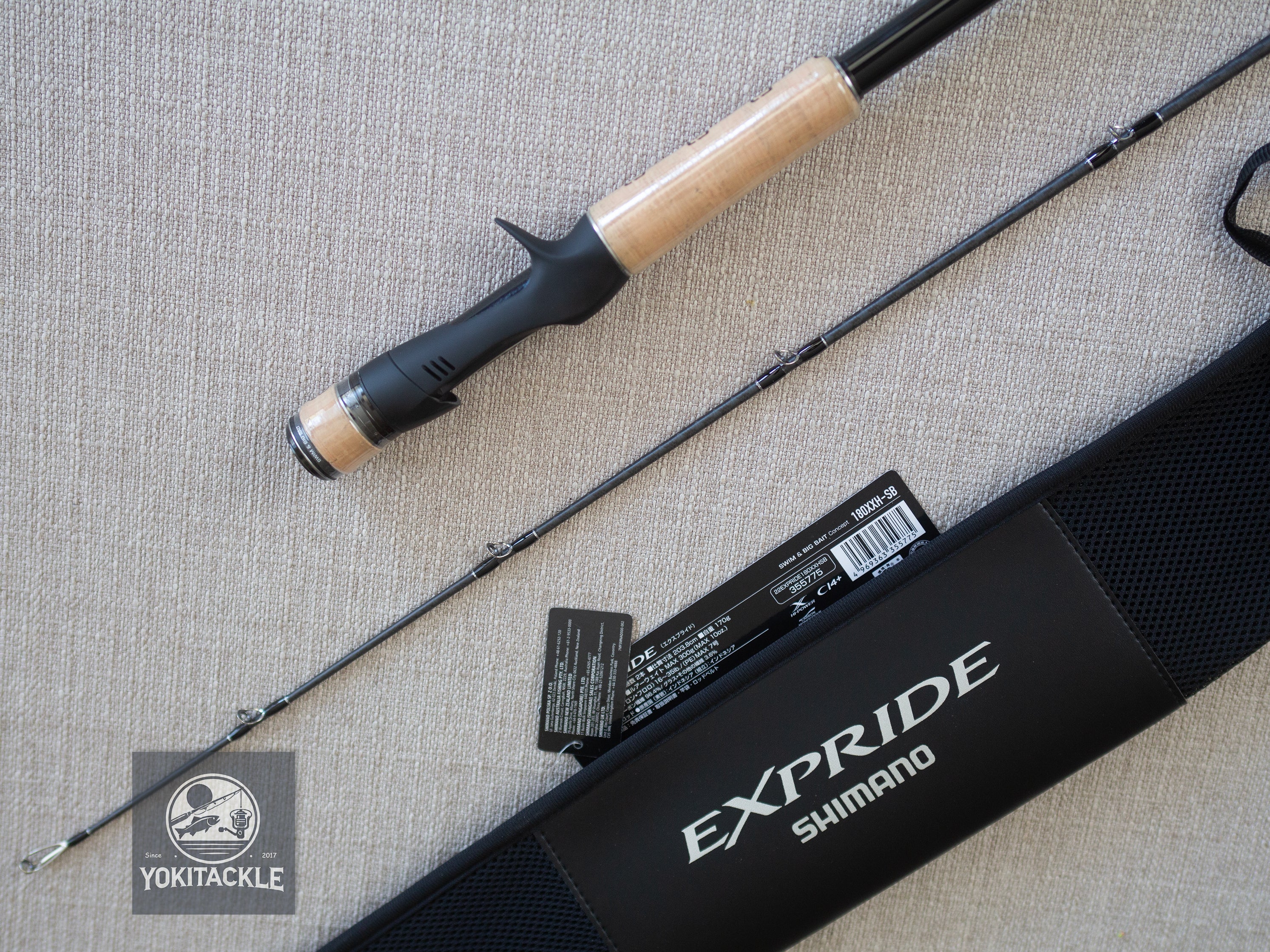 shimano 4 section fishing rod Shimano 22 Expride 180XXH-SB Baitcasting Rod for Bass – YOKI Tackle Fishing Gear Emporium