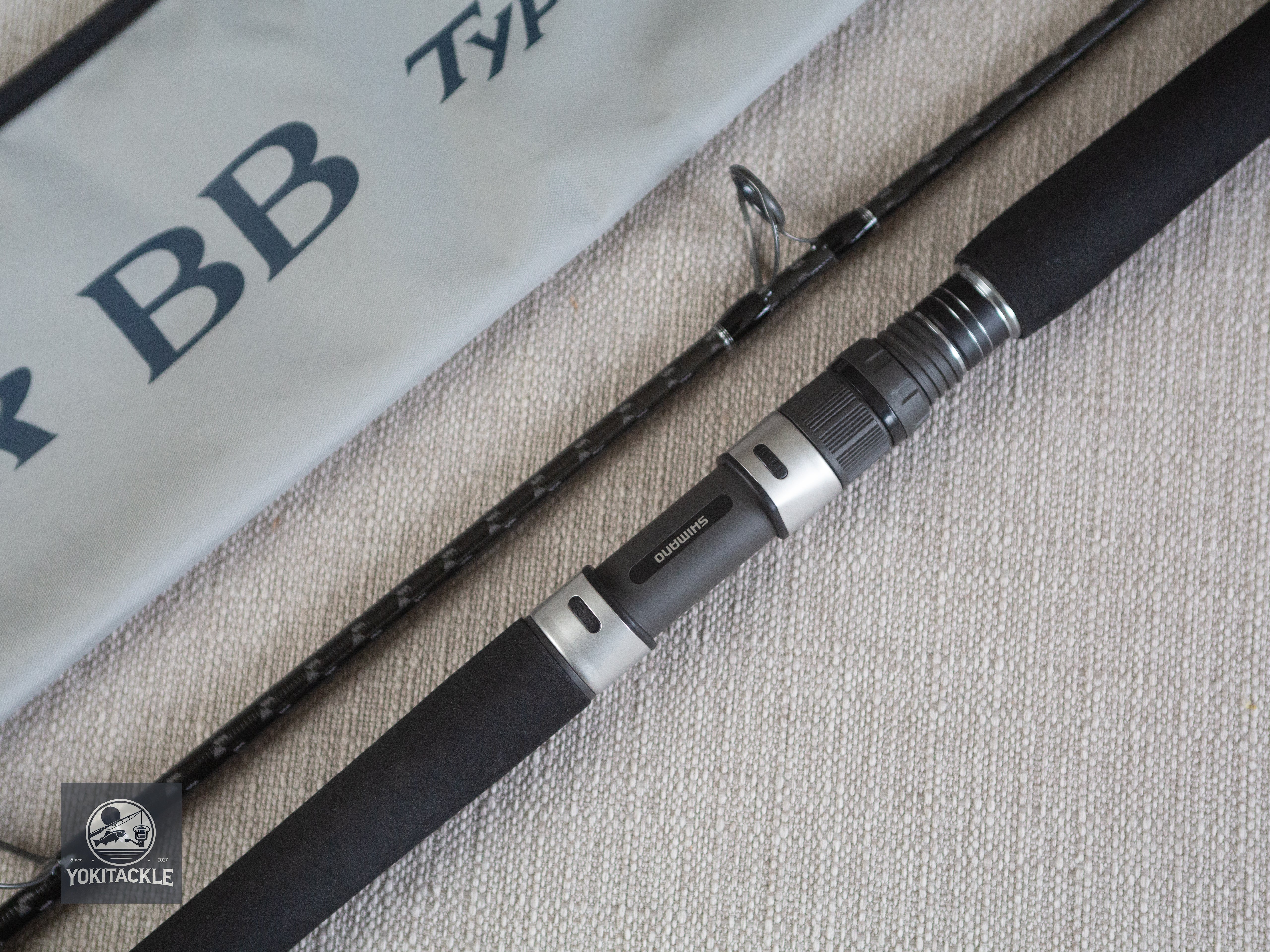 new shimano rods 2017 Outlier Casting Rod where carbon tape diagonally wrapped in opposite directions on the outermost layer of the butt section to form an array of X shapes Shimano 2017 New Products Export