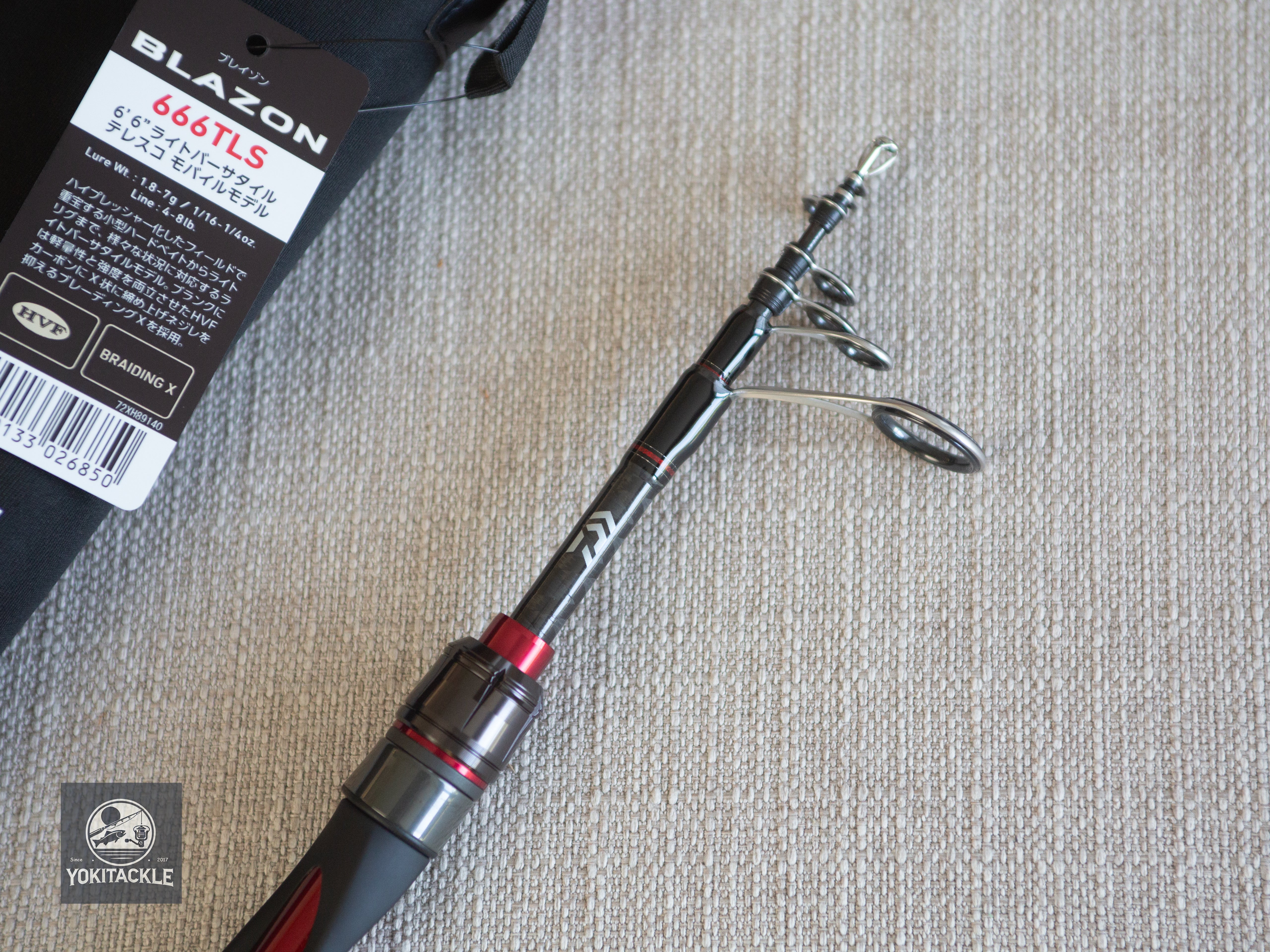 daiwa bbb telescopic fishing rod DAIWA BBB 666TLFS Telescopic Spinning Fishing Rod – YOKI Tackle Fishing Gear Emporium