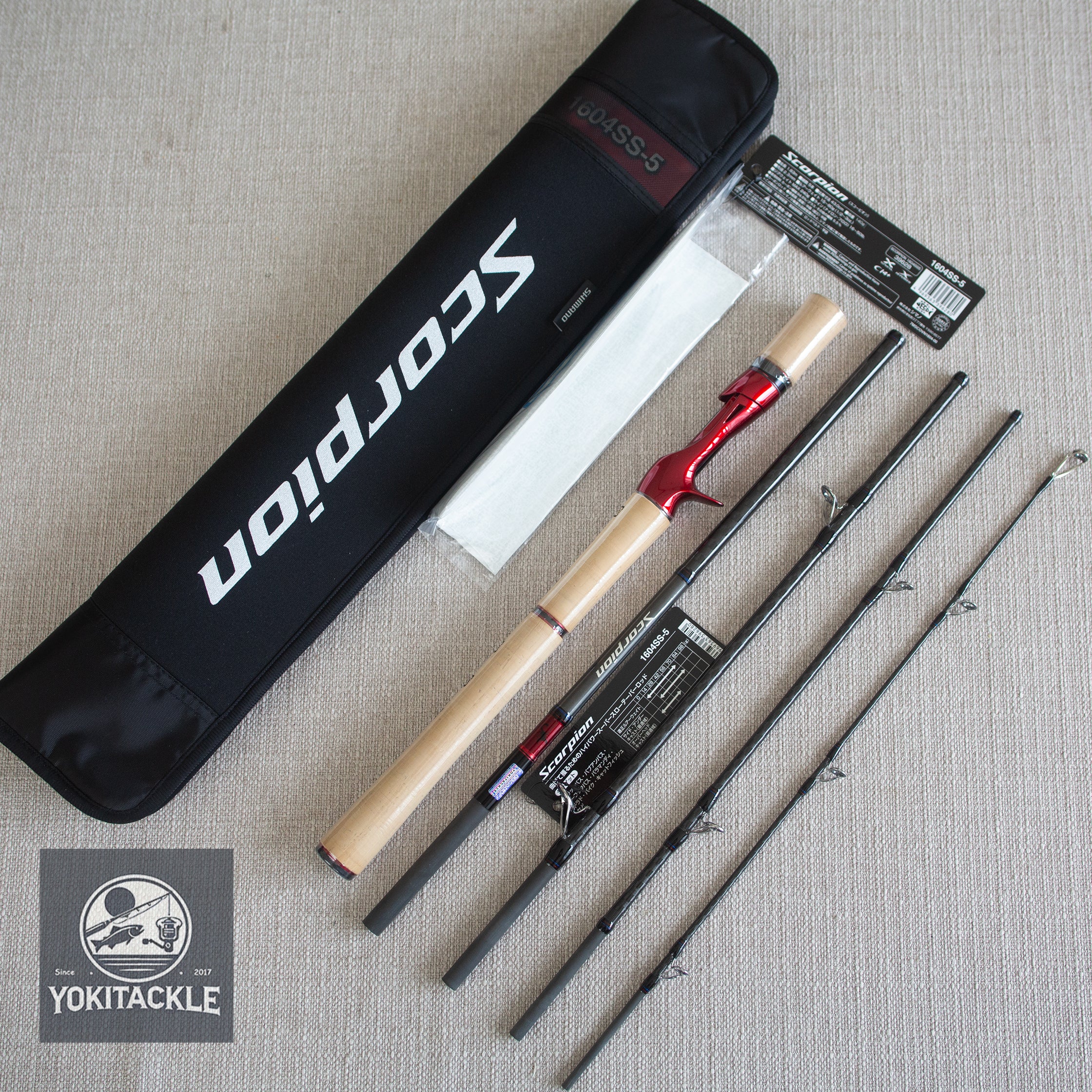 Shimano Scorpion 1604SS-5 Baitcasting Rod for Bass