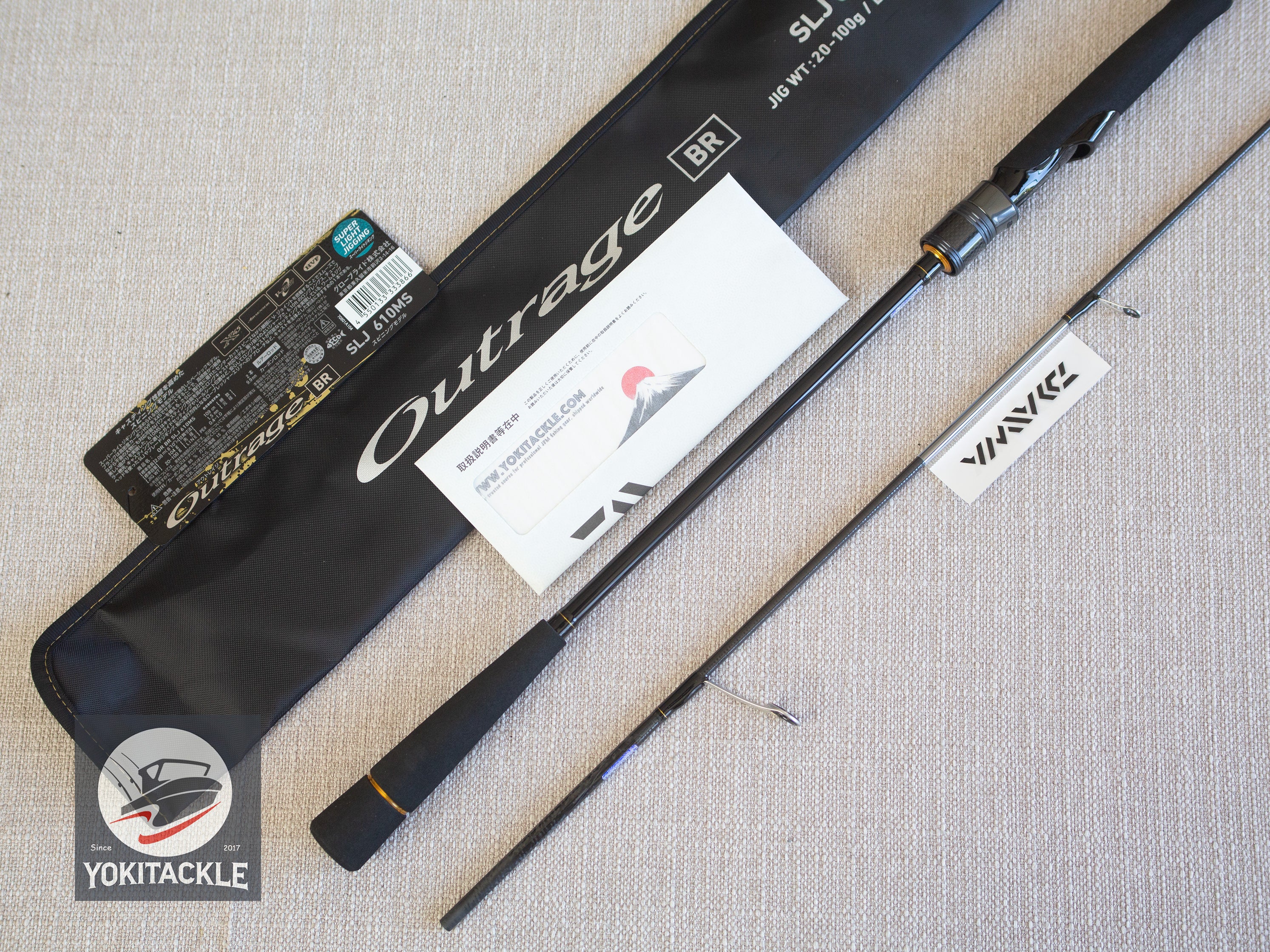 Daiwa 24 OUTRAGE BR SLJ 610MS Spinning Rod