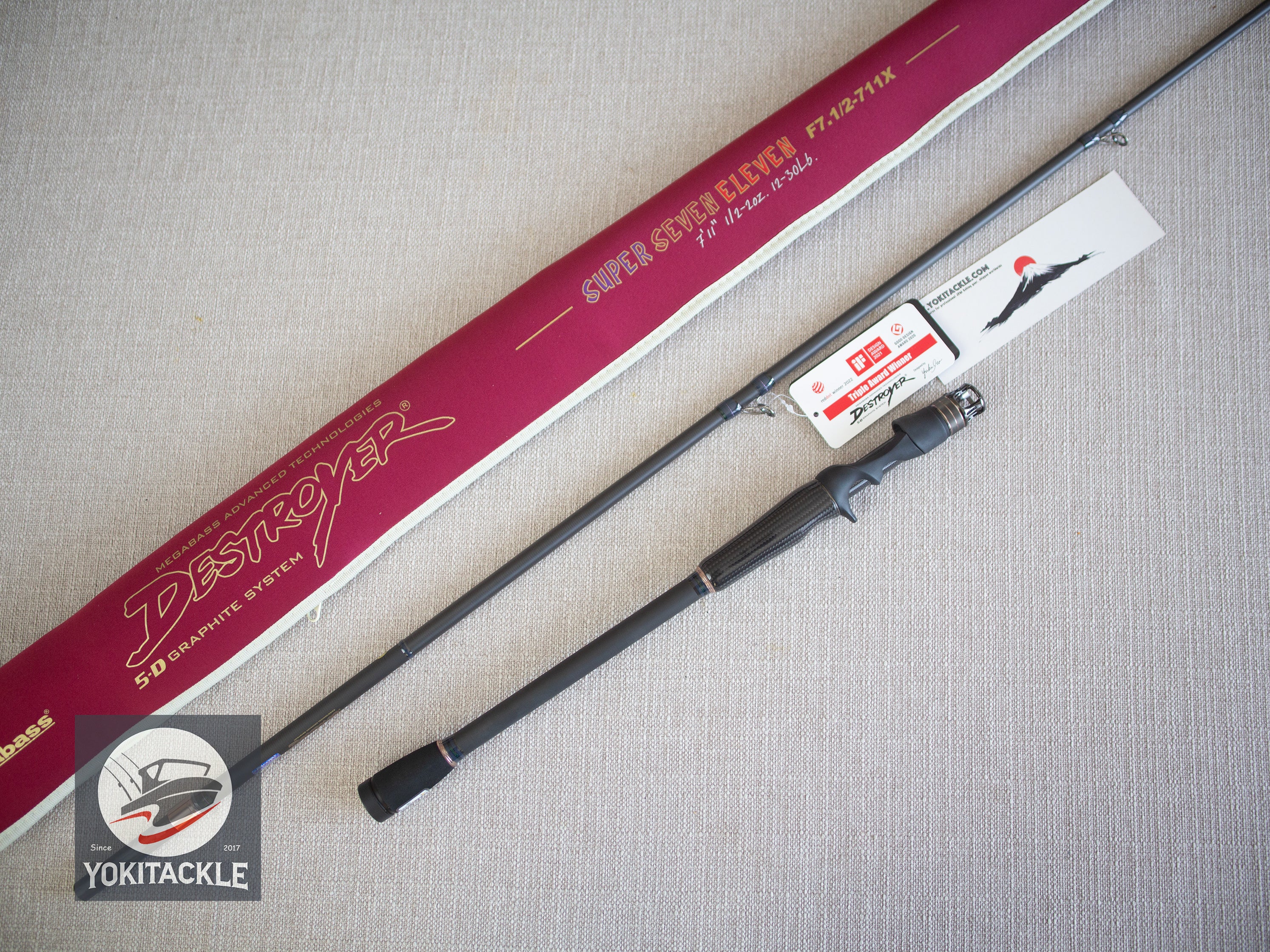 Brand New Megabass DESTROYER F7.1/2-711X SUPER SEVEN ELEVEN Baitcasting Rod